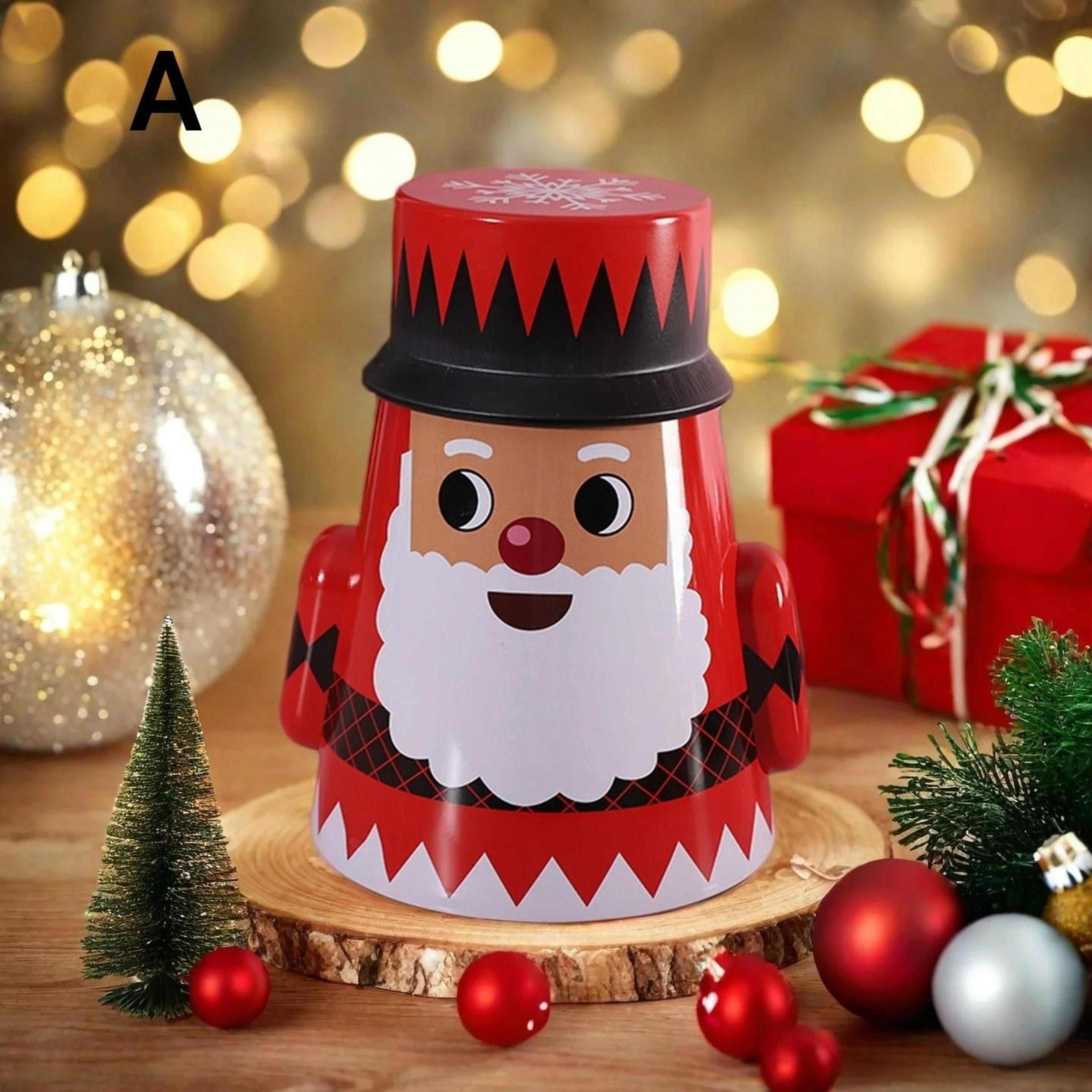 Festive Christmas Cookie Tin Gift Box Set With Lids And Ribbon 7