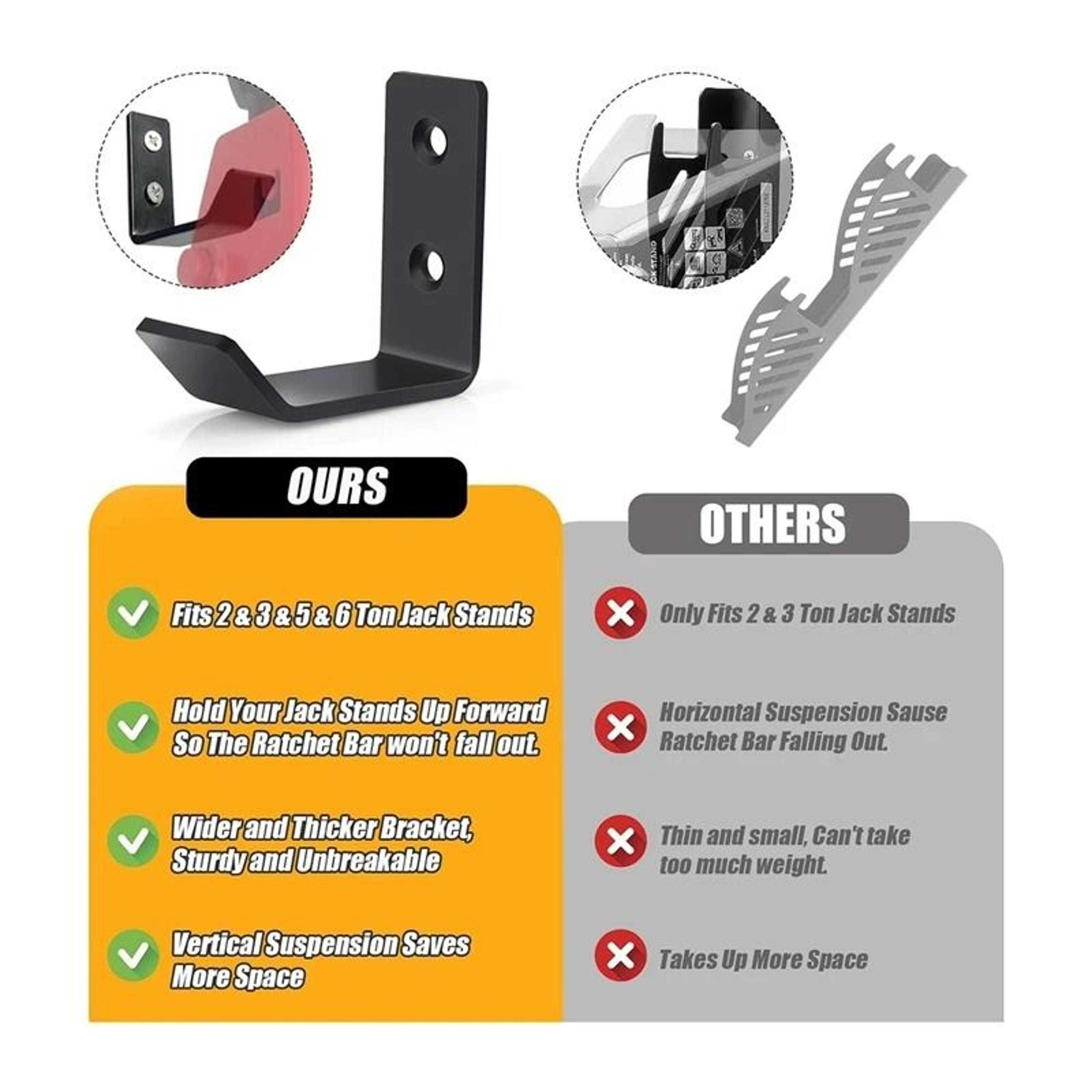 Heavy Duty Wall Mounted Utility Hooks 4
