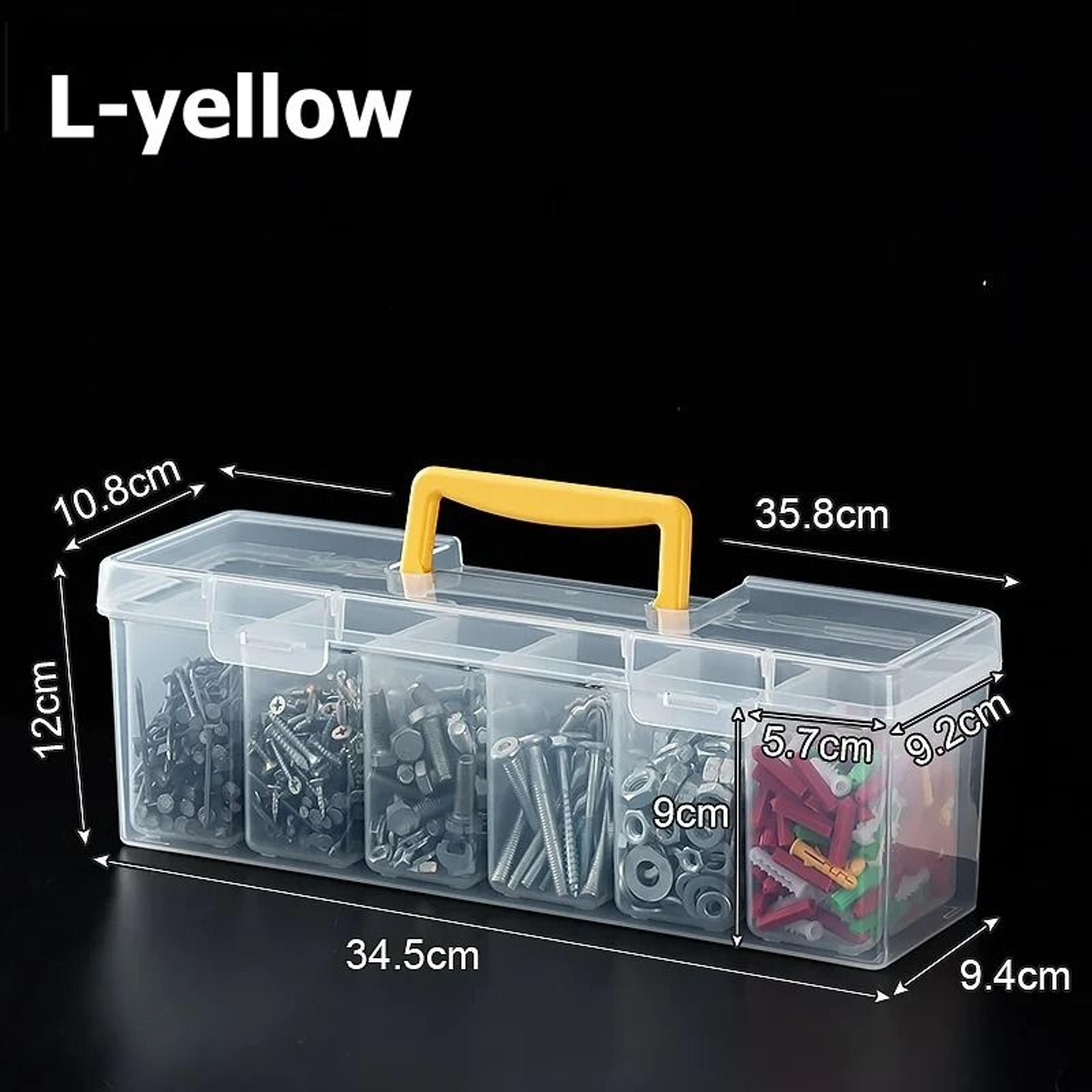 Portable Transparent Hardware Organizer Box 9