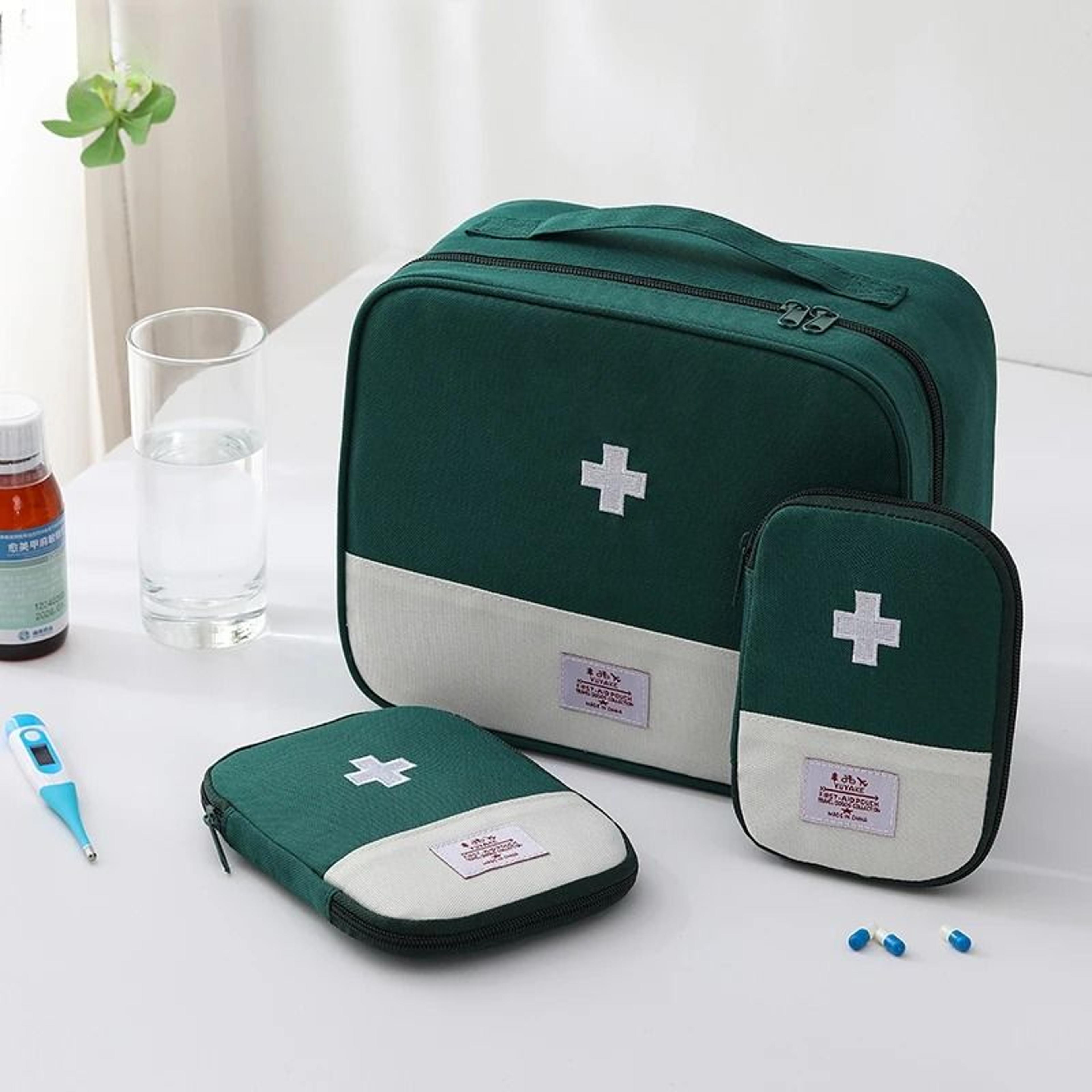3 Piece Portable First Aid Storage Bag Set 10