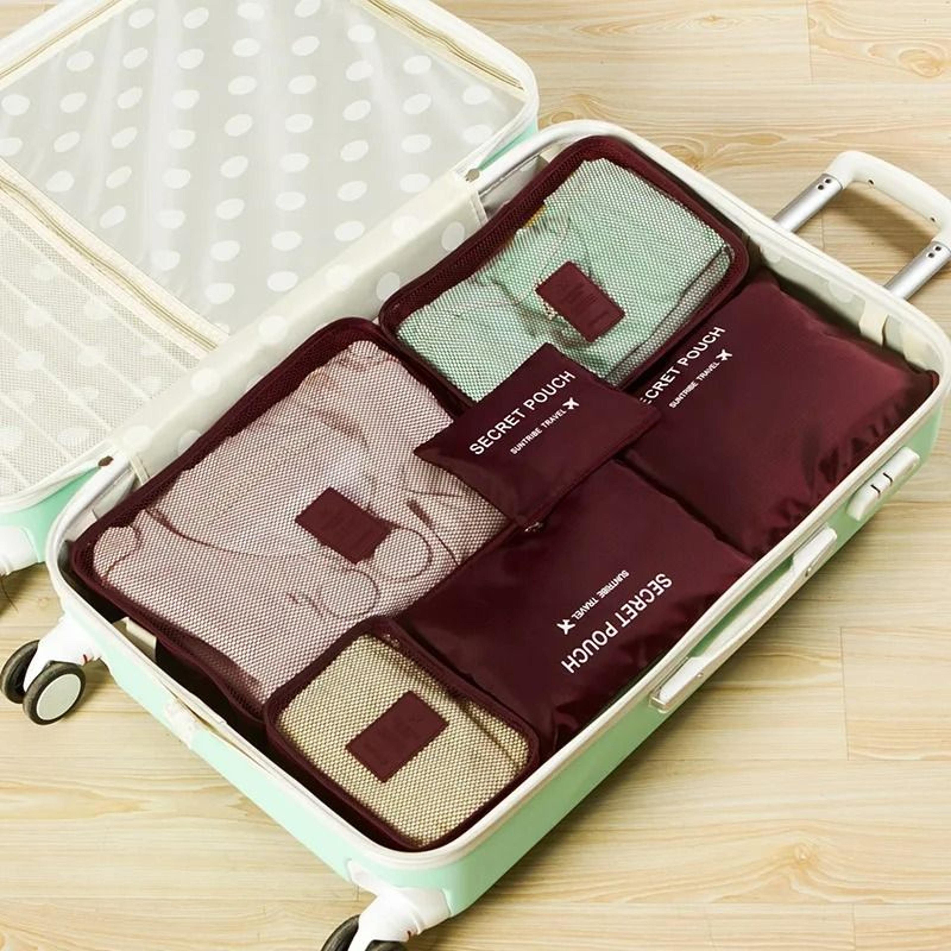 6 Piece Waterproof Travel Packing Cube Set 11