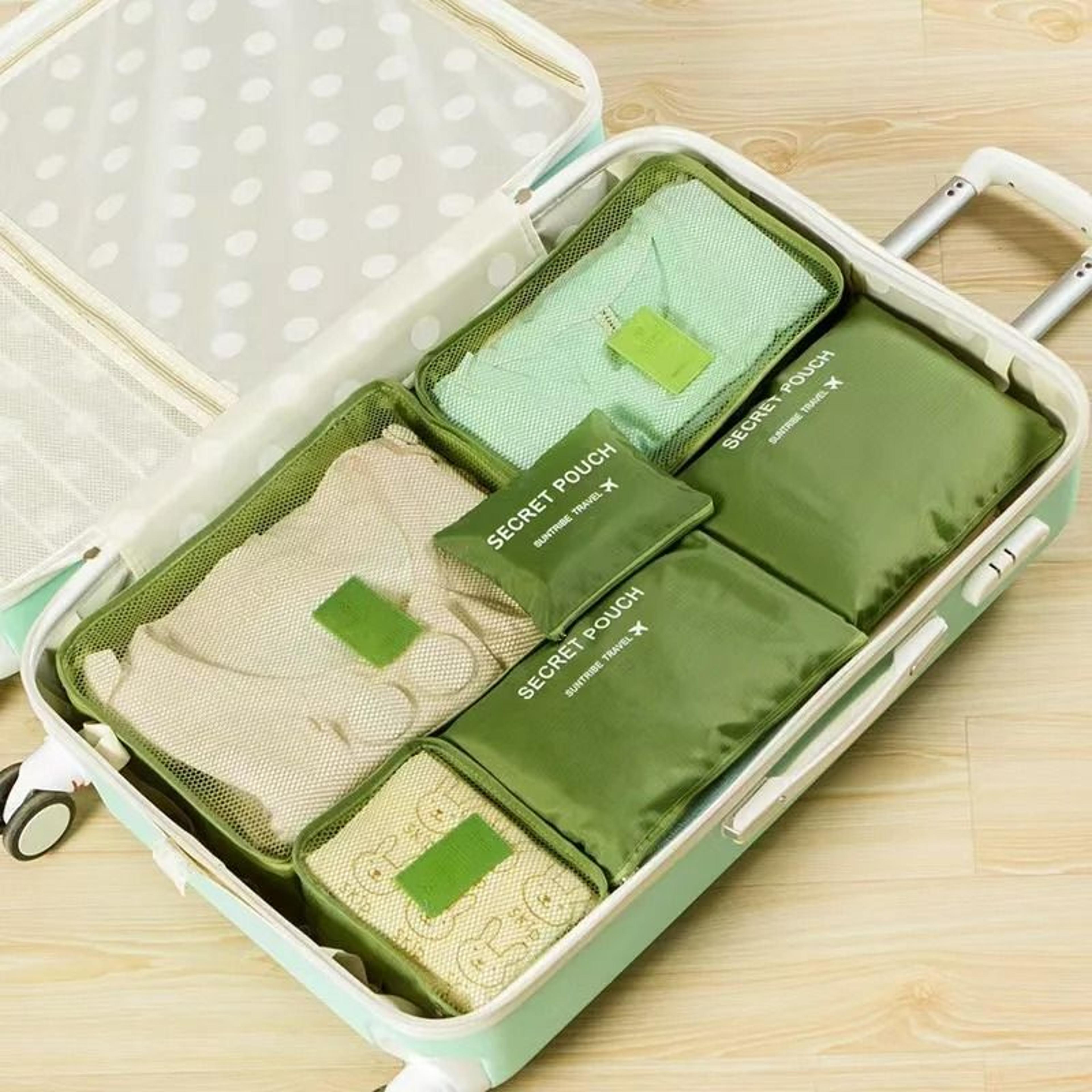 6 Piece Waterproof Travel Packing Cube Set 14