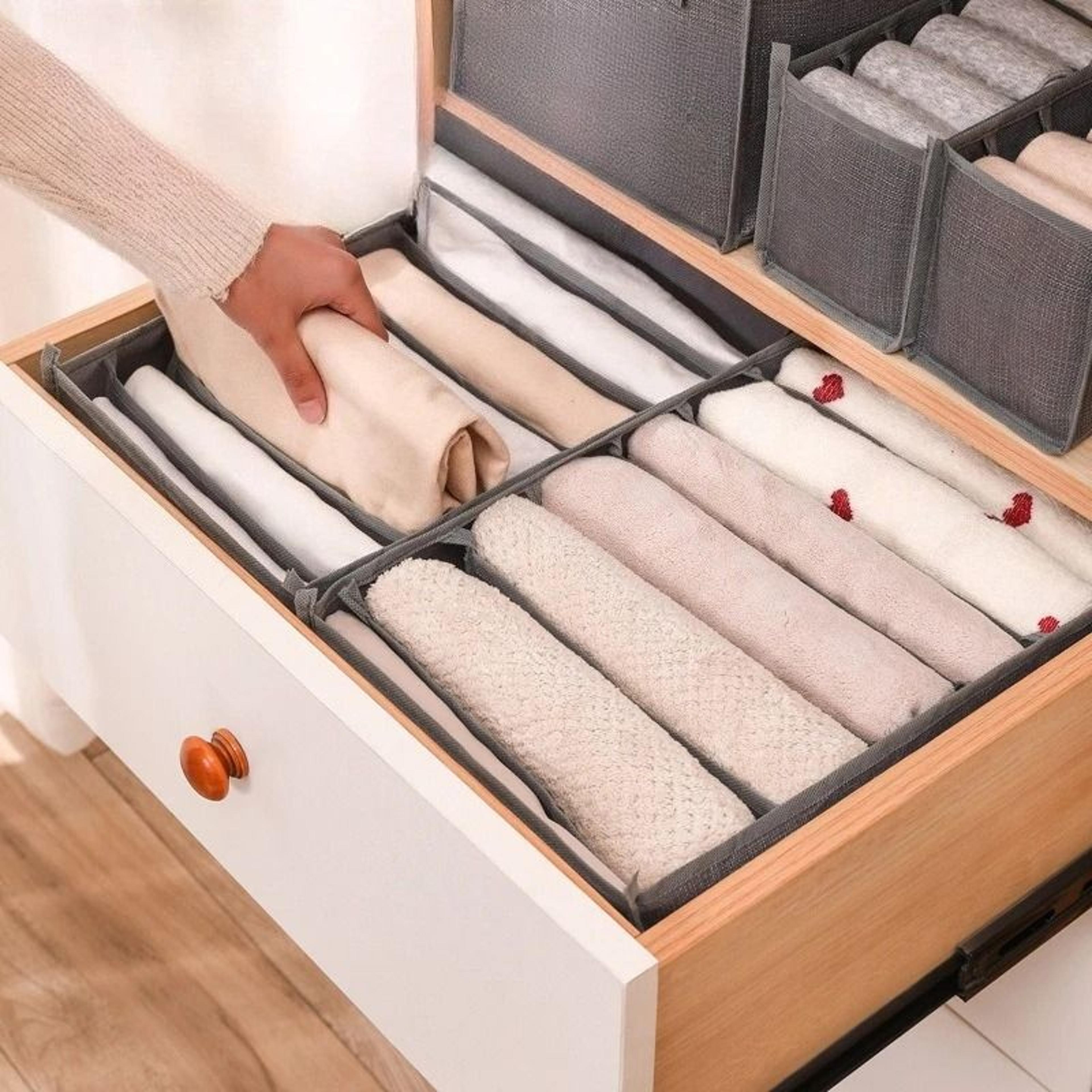 Foldable Compartment Pants Drawer Organizer 2