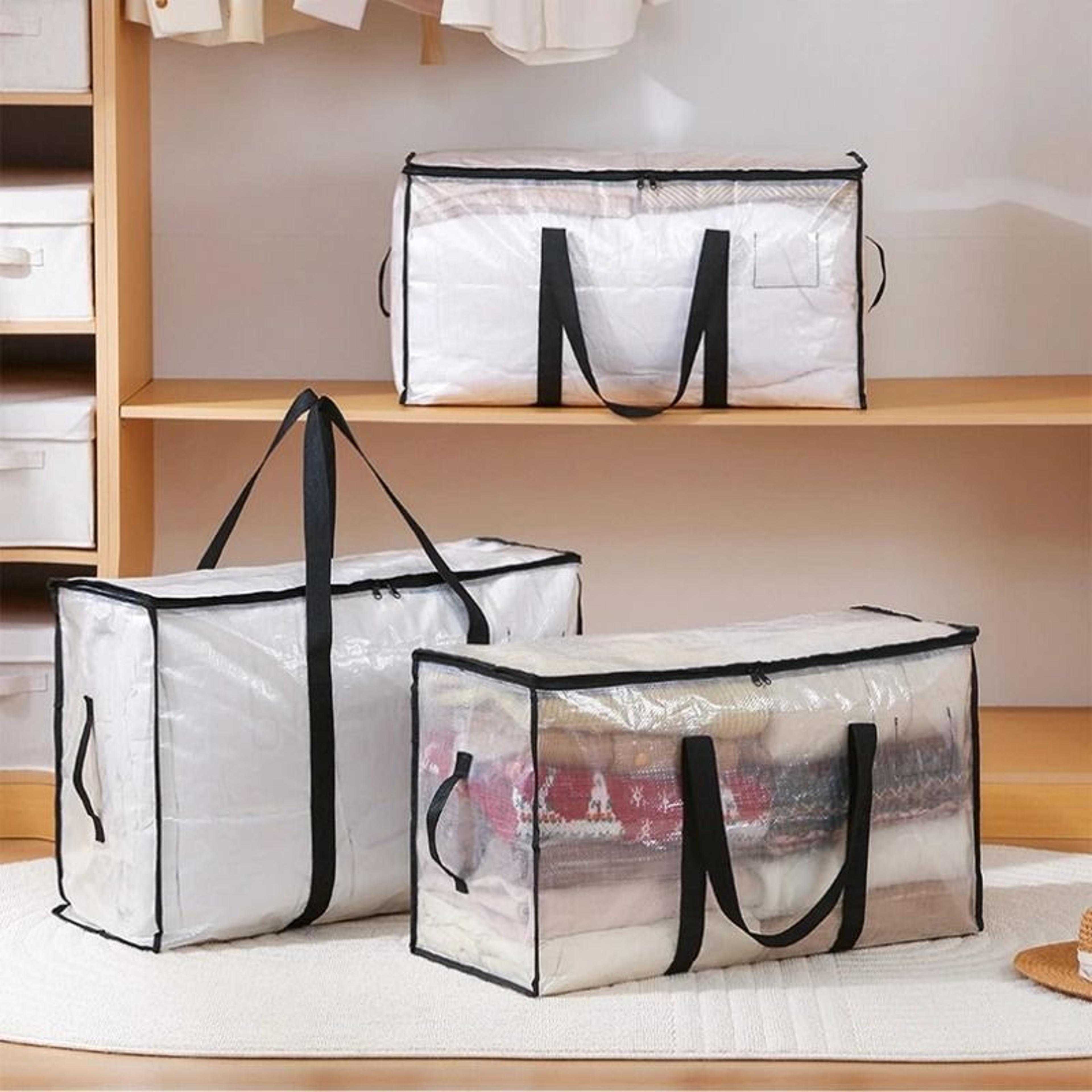Heavy Duty Zippered Moving And Storage Tote 1