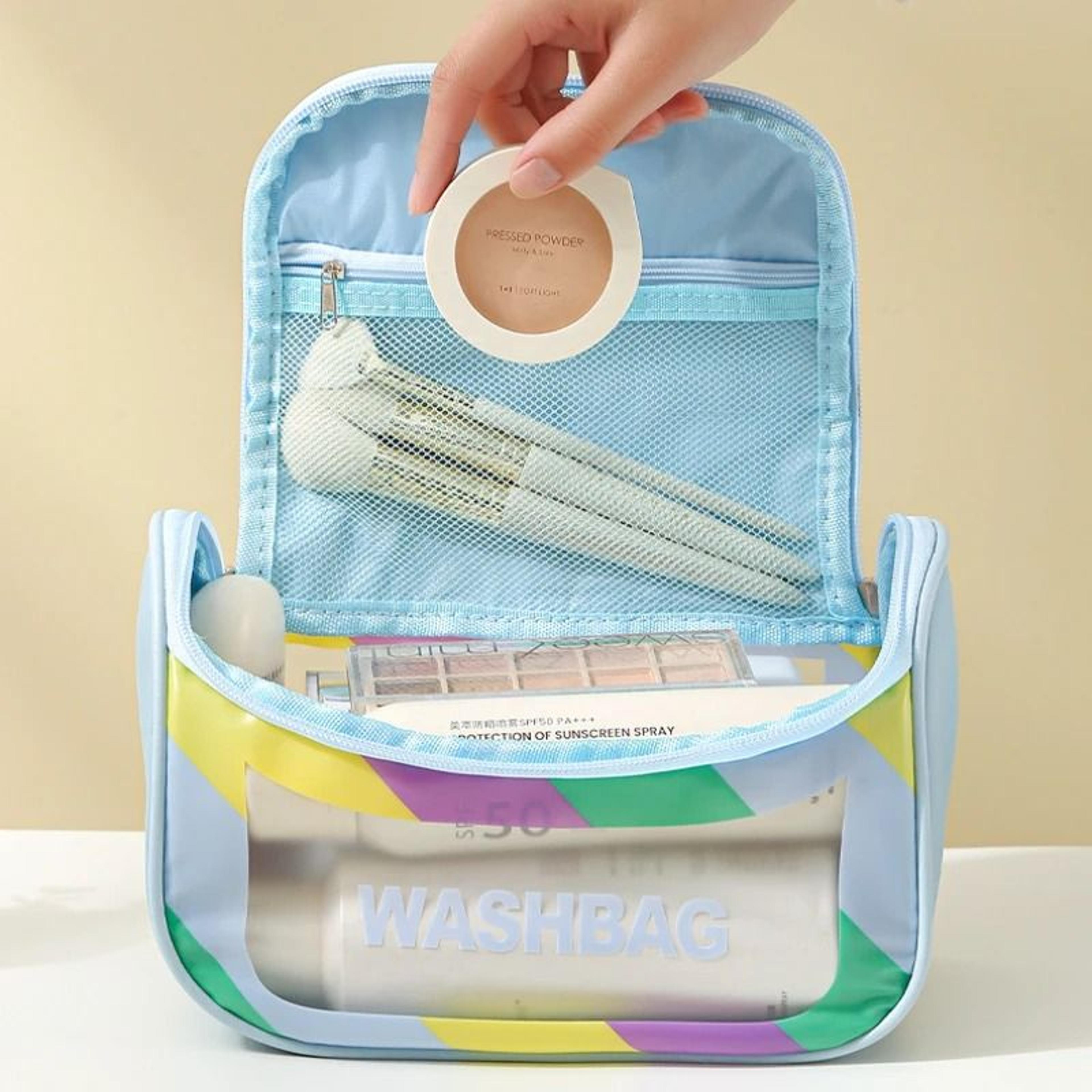 Colorful Matte PU Hanging Makeup Organizer 5