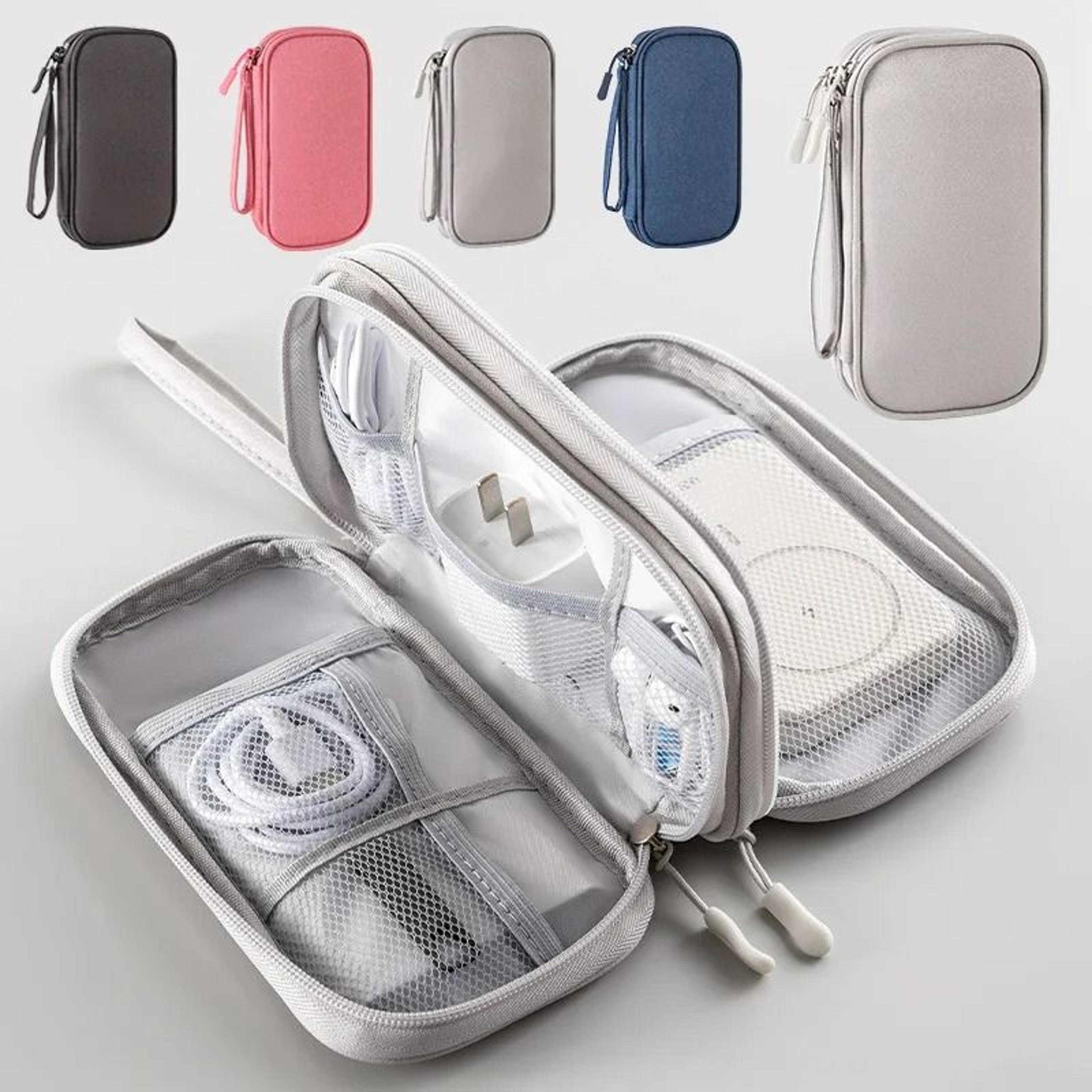 Double Layer Portable Tech Cable Organizer 0