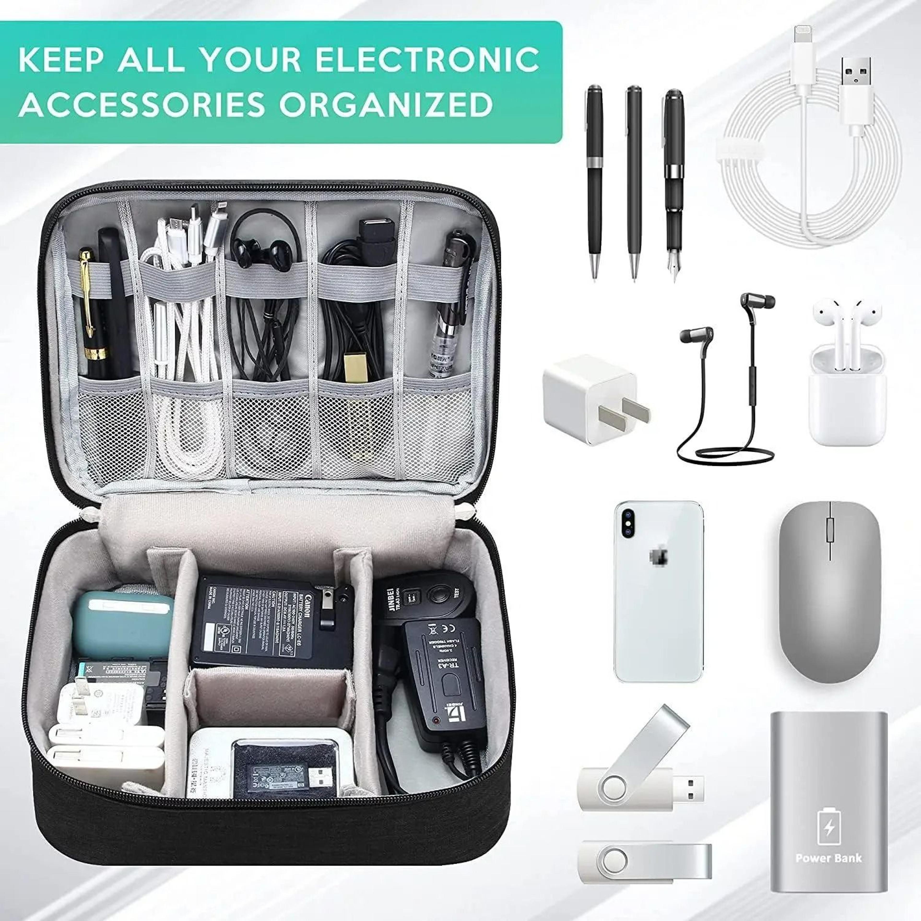 Waterproof Portable Electronics Organizer Bag 0