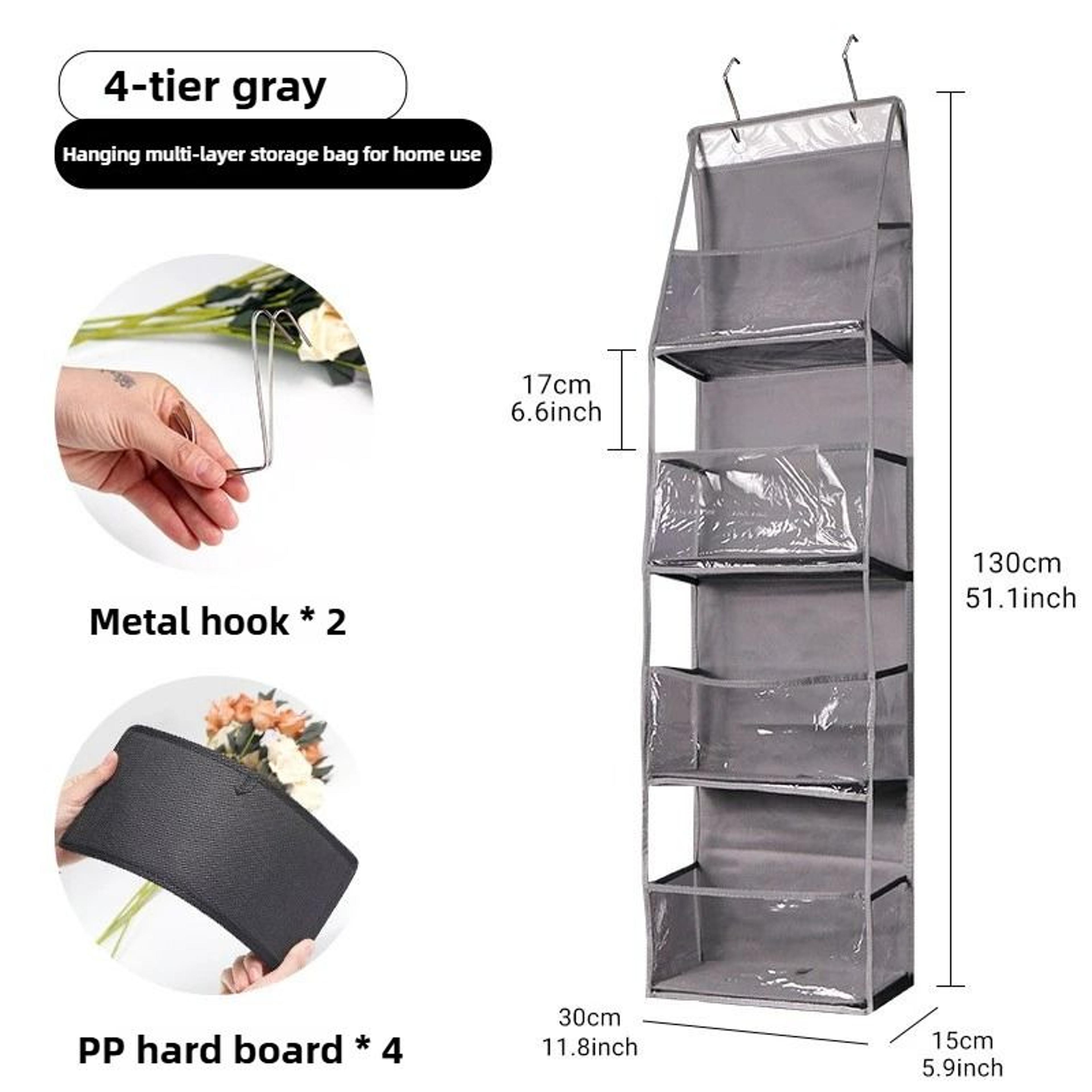Dustproof Over Door Hanging Storage Organizer 10