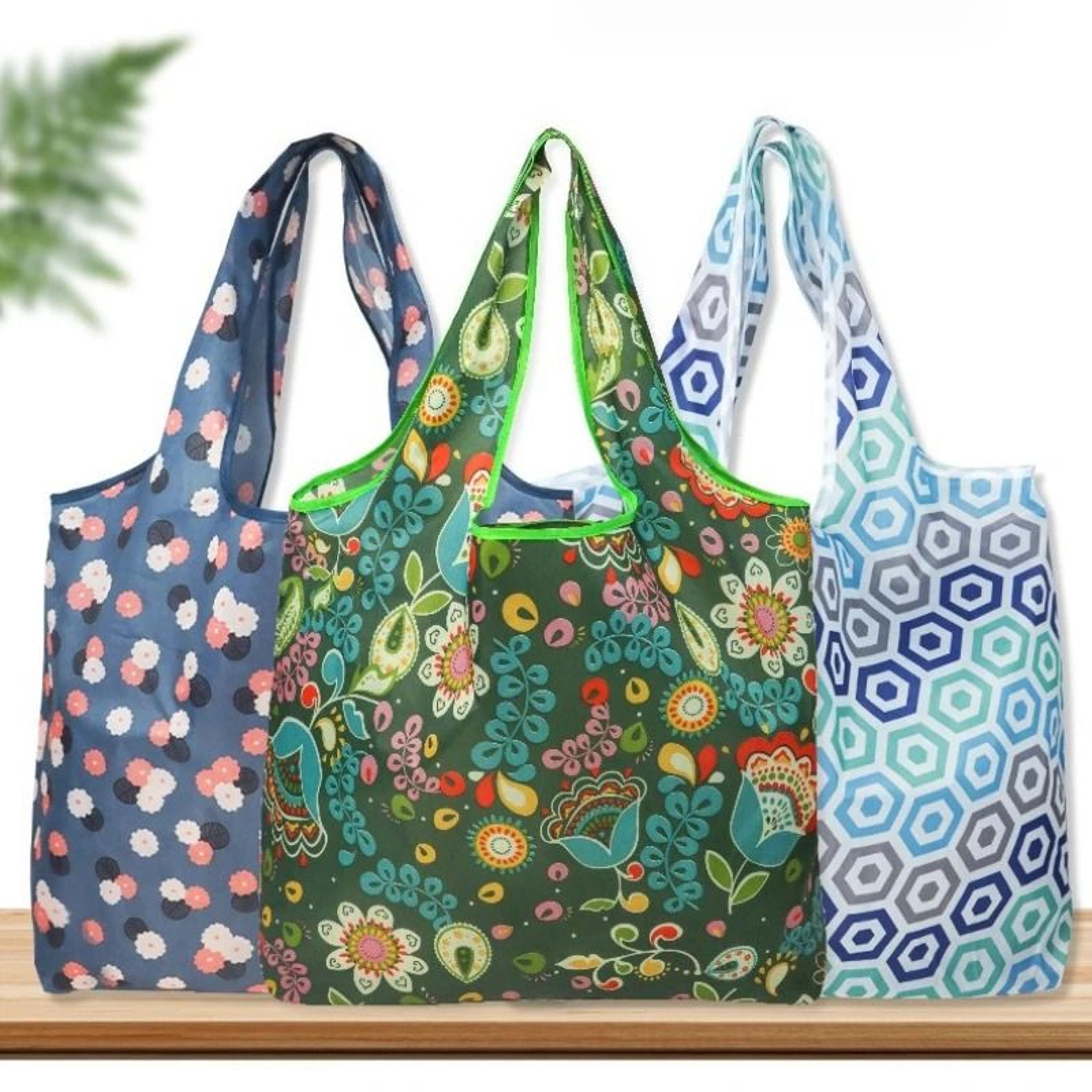 Foldaway Reusable Grocery Shoulder Bag 3
