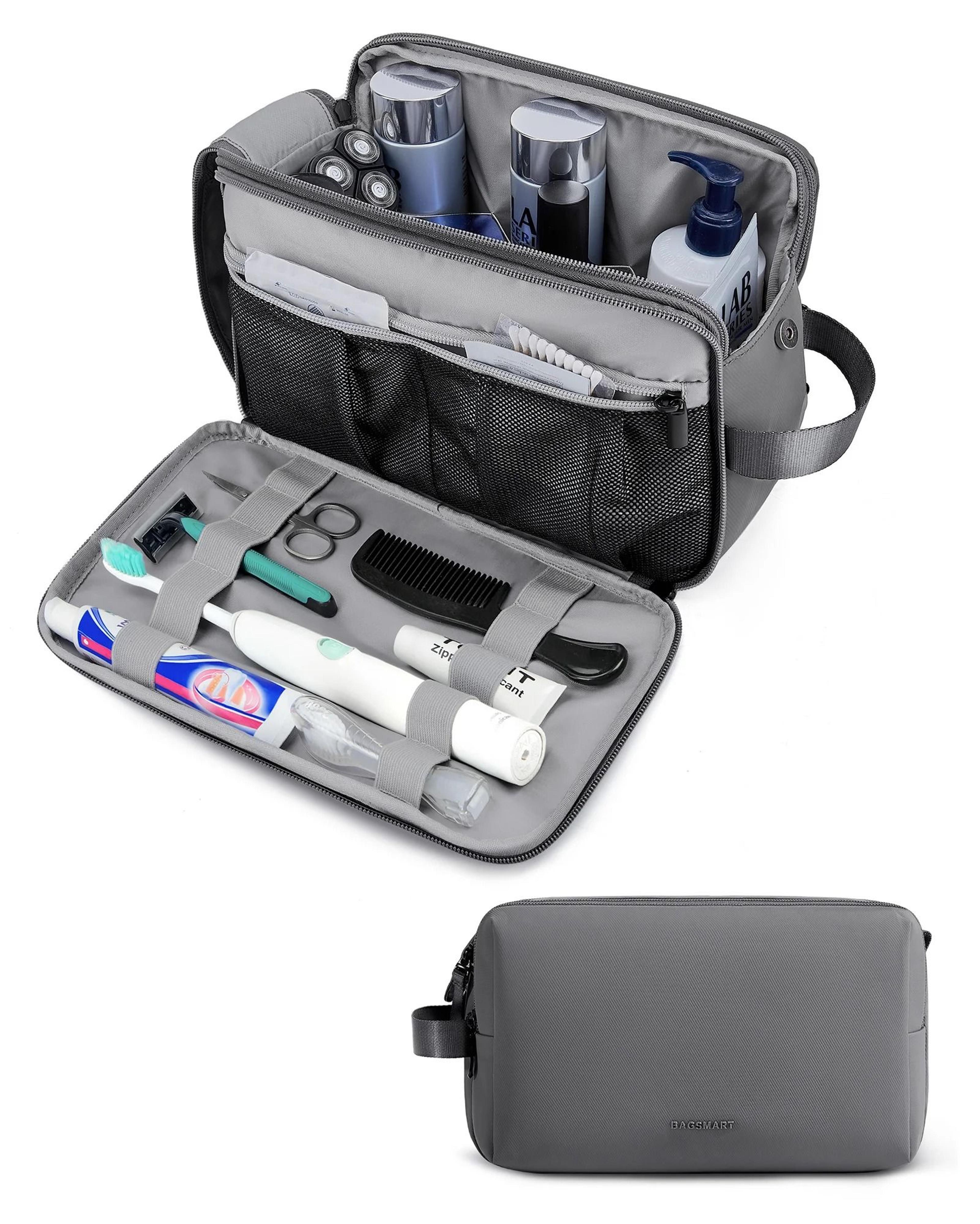 Large Water Resistant Travel Toiletry Organizer 9