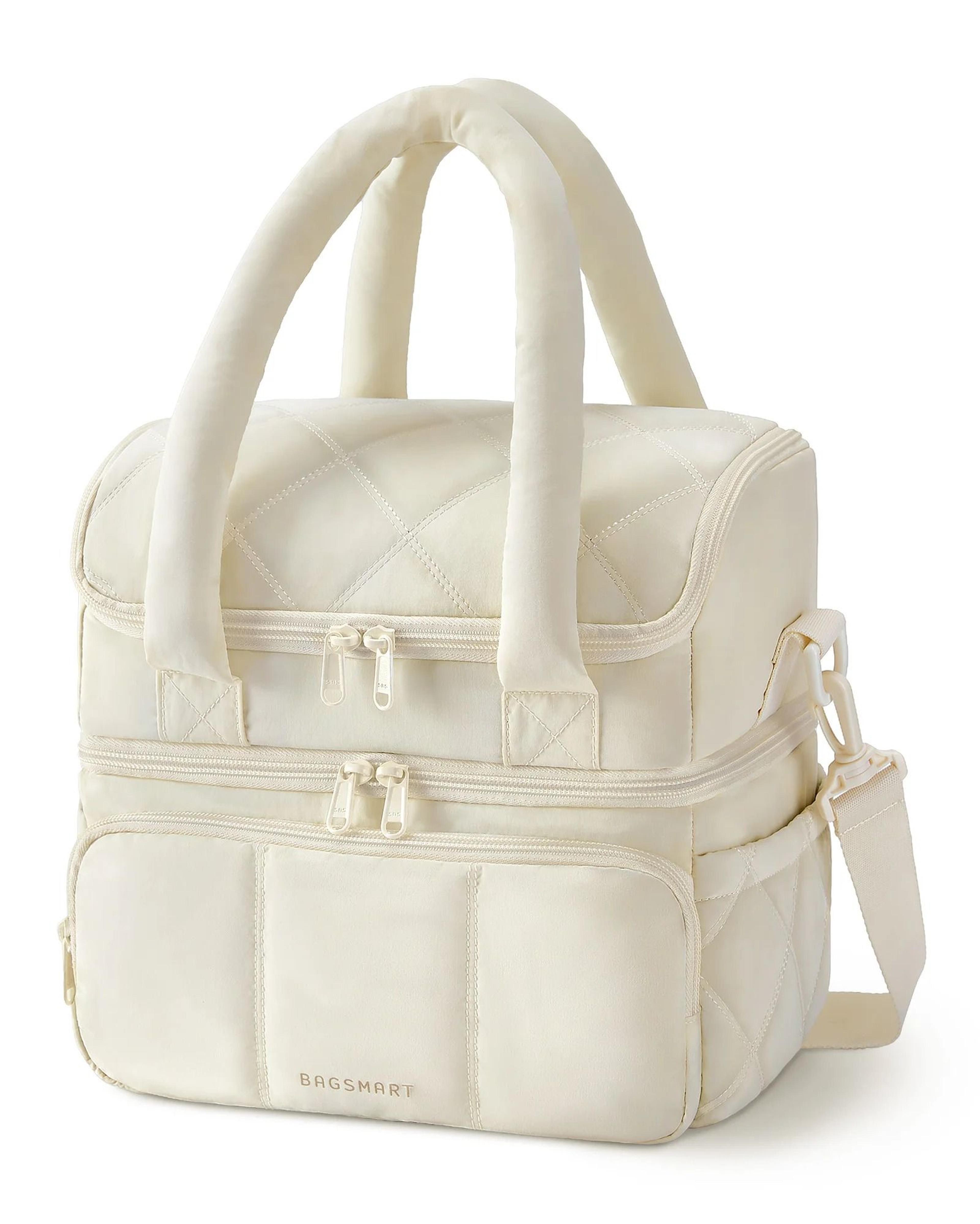 Double Deck Insulated Lunch Cooler Bag 12