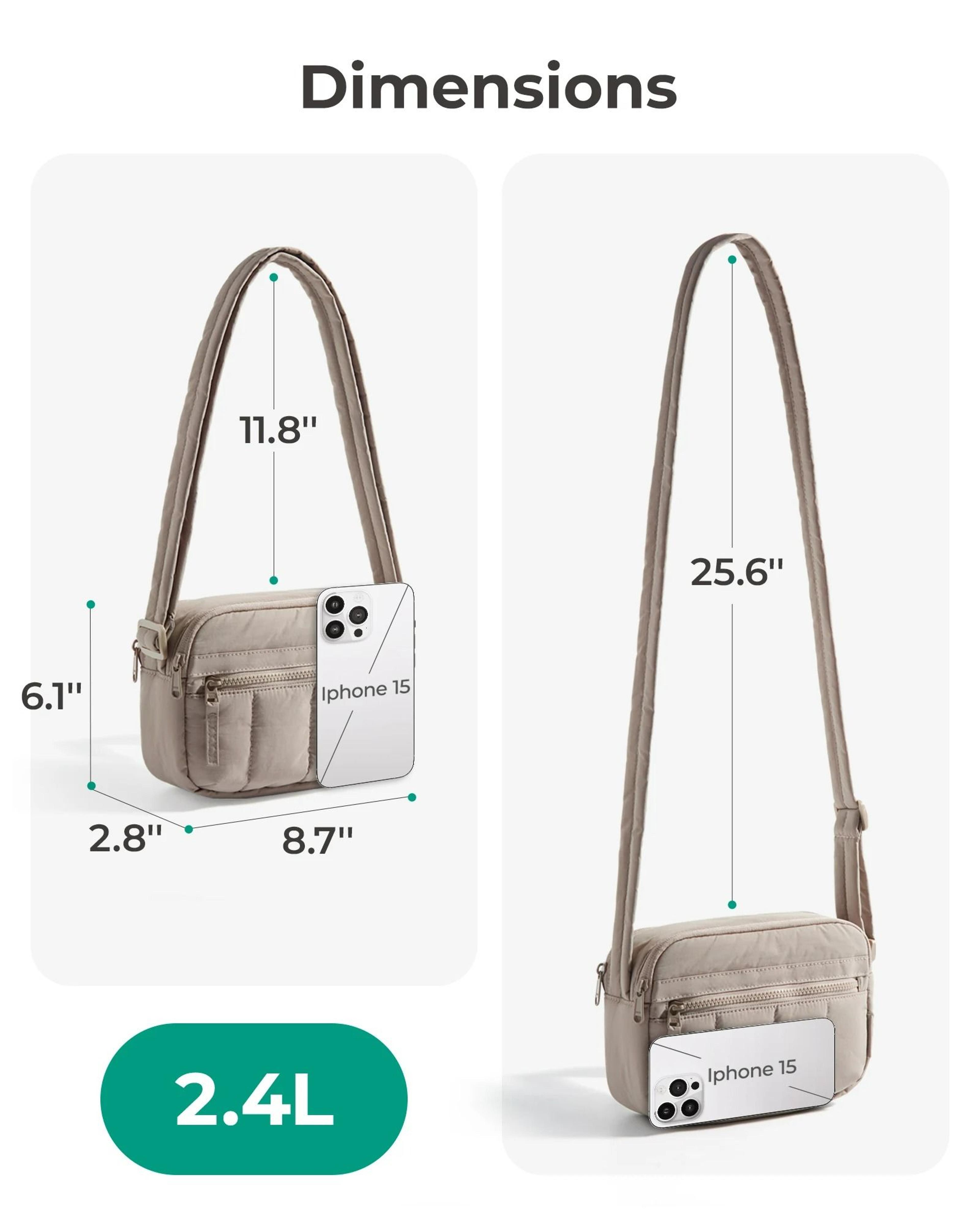Waterproof Mini Puffy Crossbody Wallet Bag 3