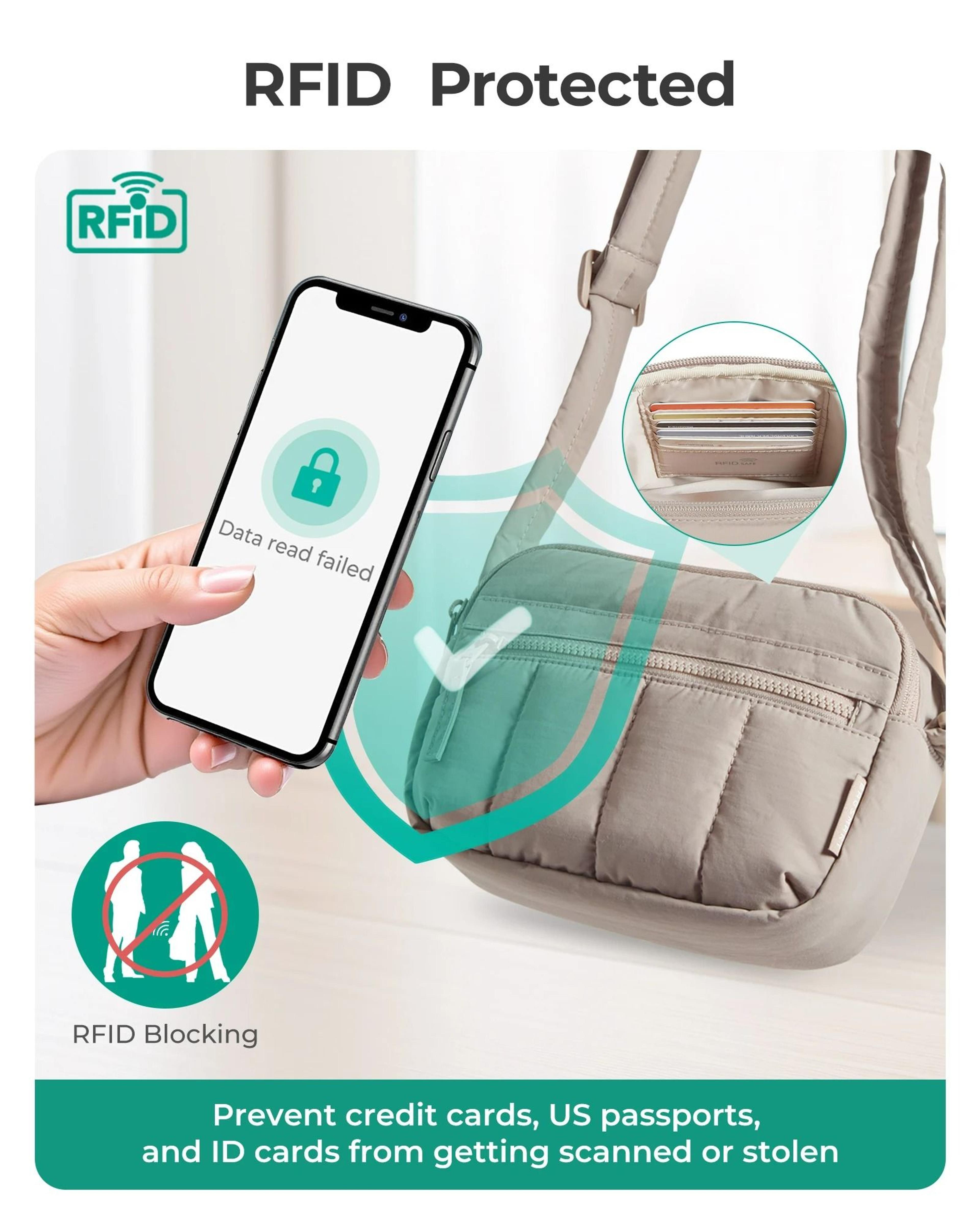 Waterproof Mini Puffy Crossbody Wallet Bag 2