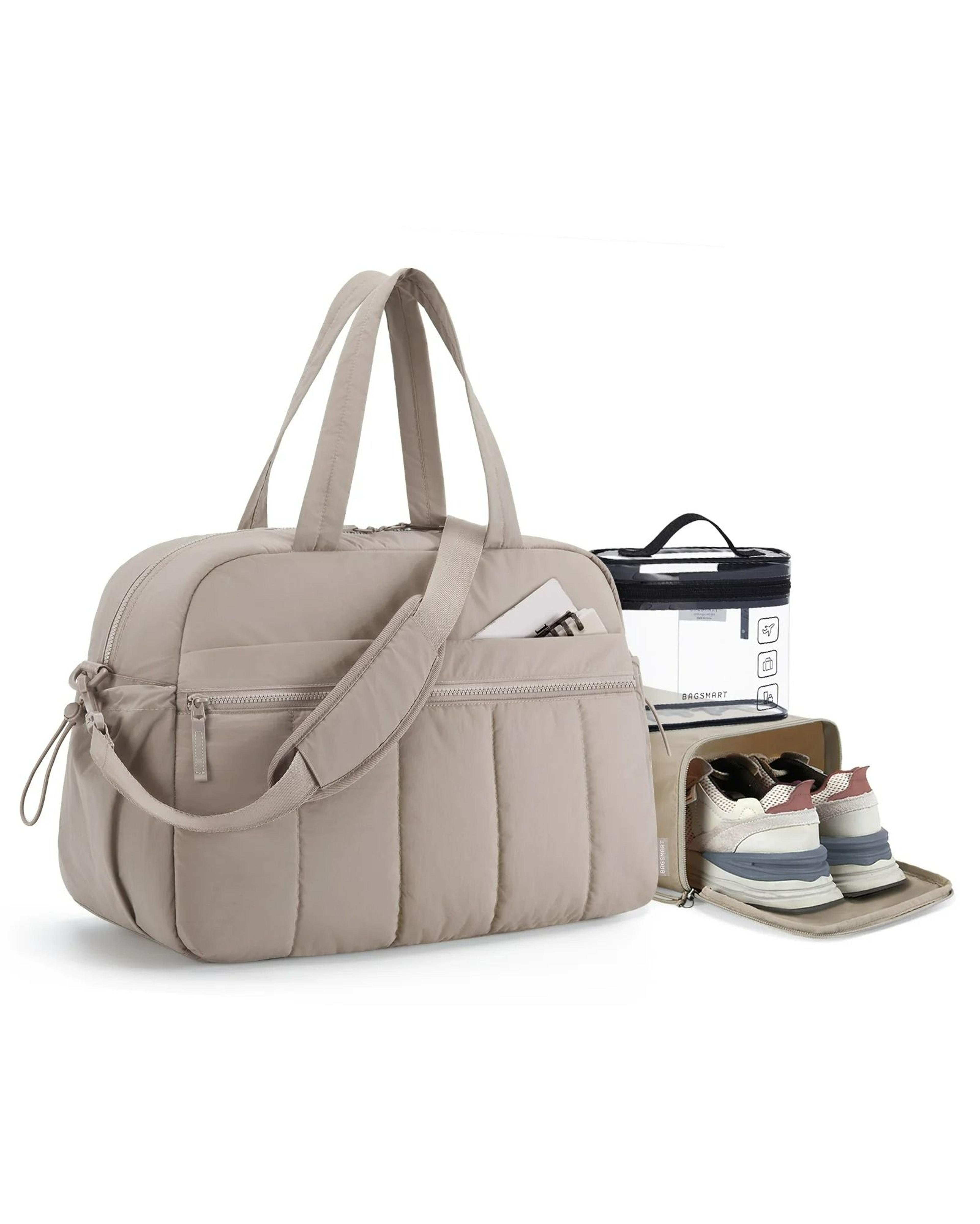 Three Piece Lightweight Weekender Duffel Bag Set 8