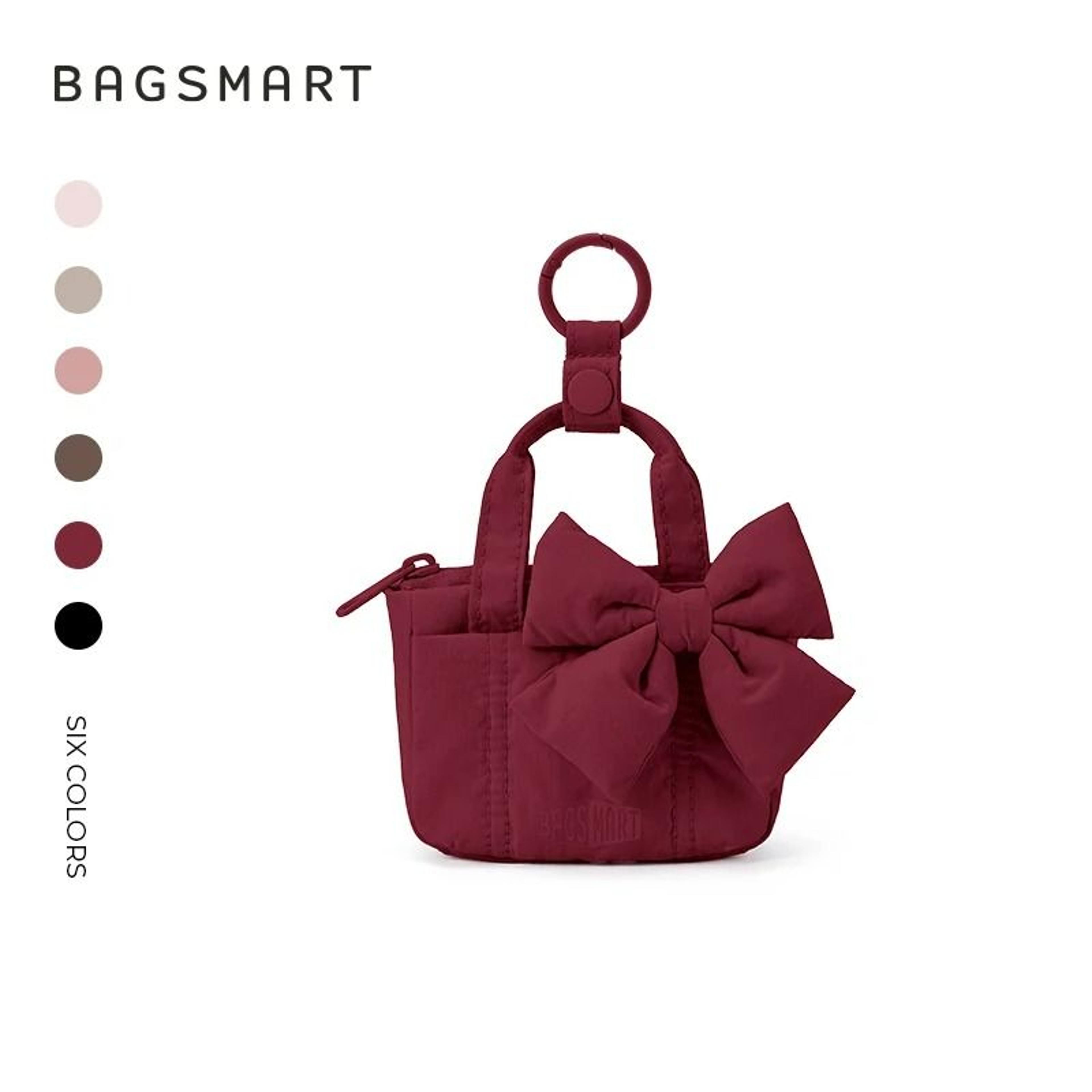 Mini Bow Water Resistant Cosmetic Storage Purse 8