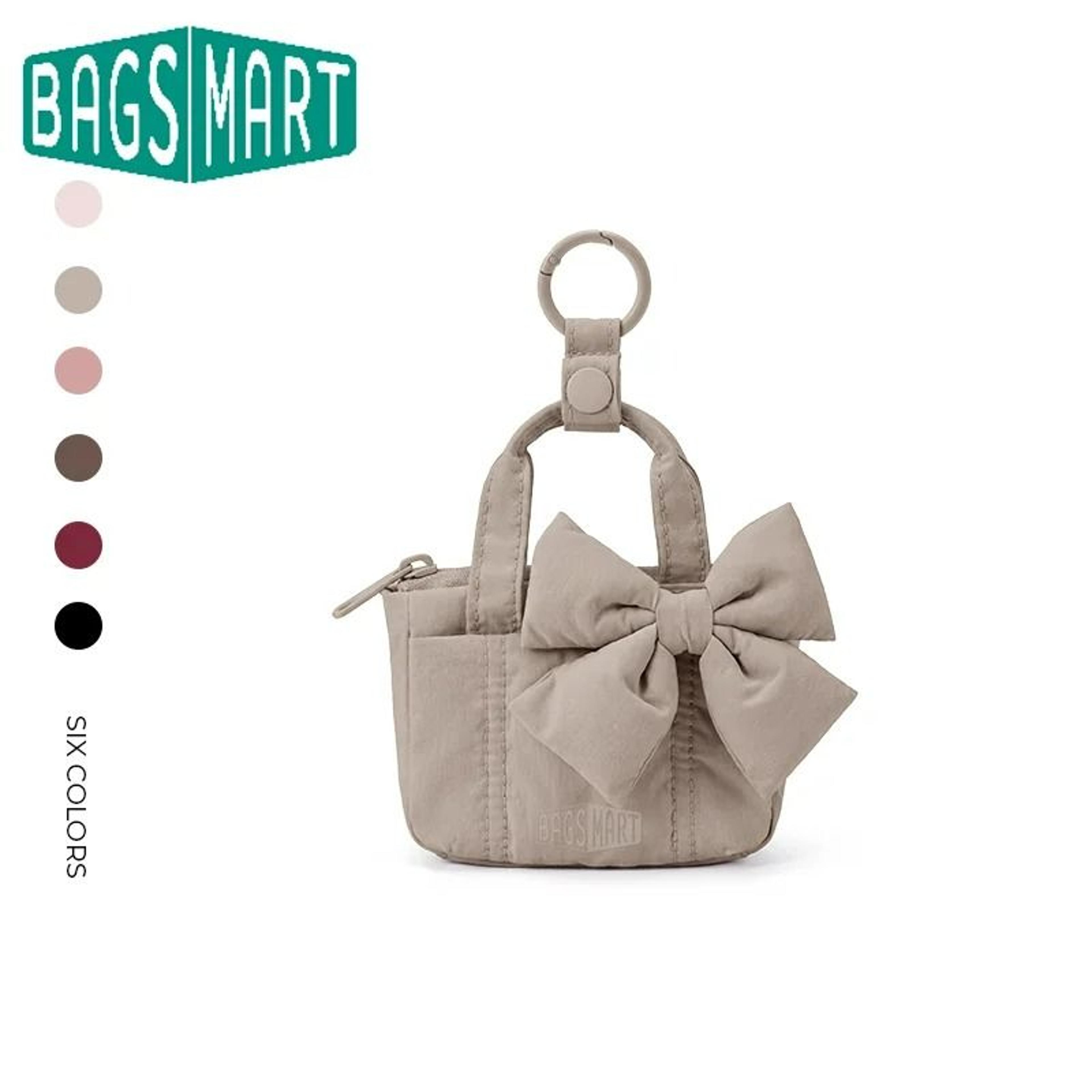 Mini Bow Water Resistant Cosmetic Storage Purse 0