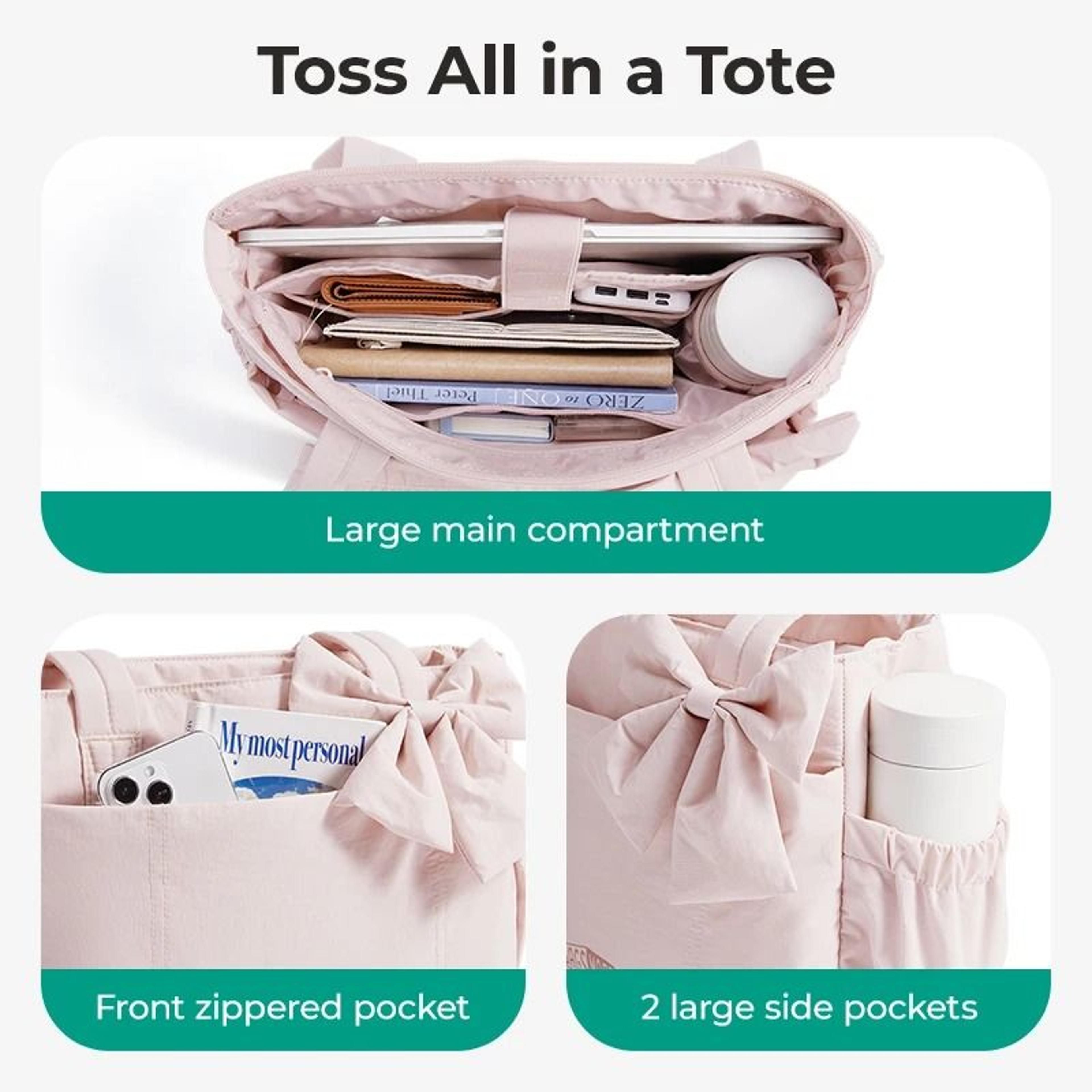 Multipocket Quilted Padded Commuter Hobo Tote 4