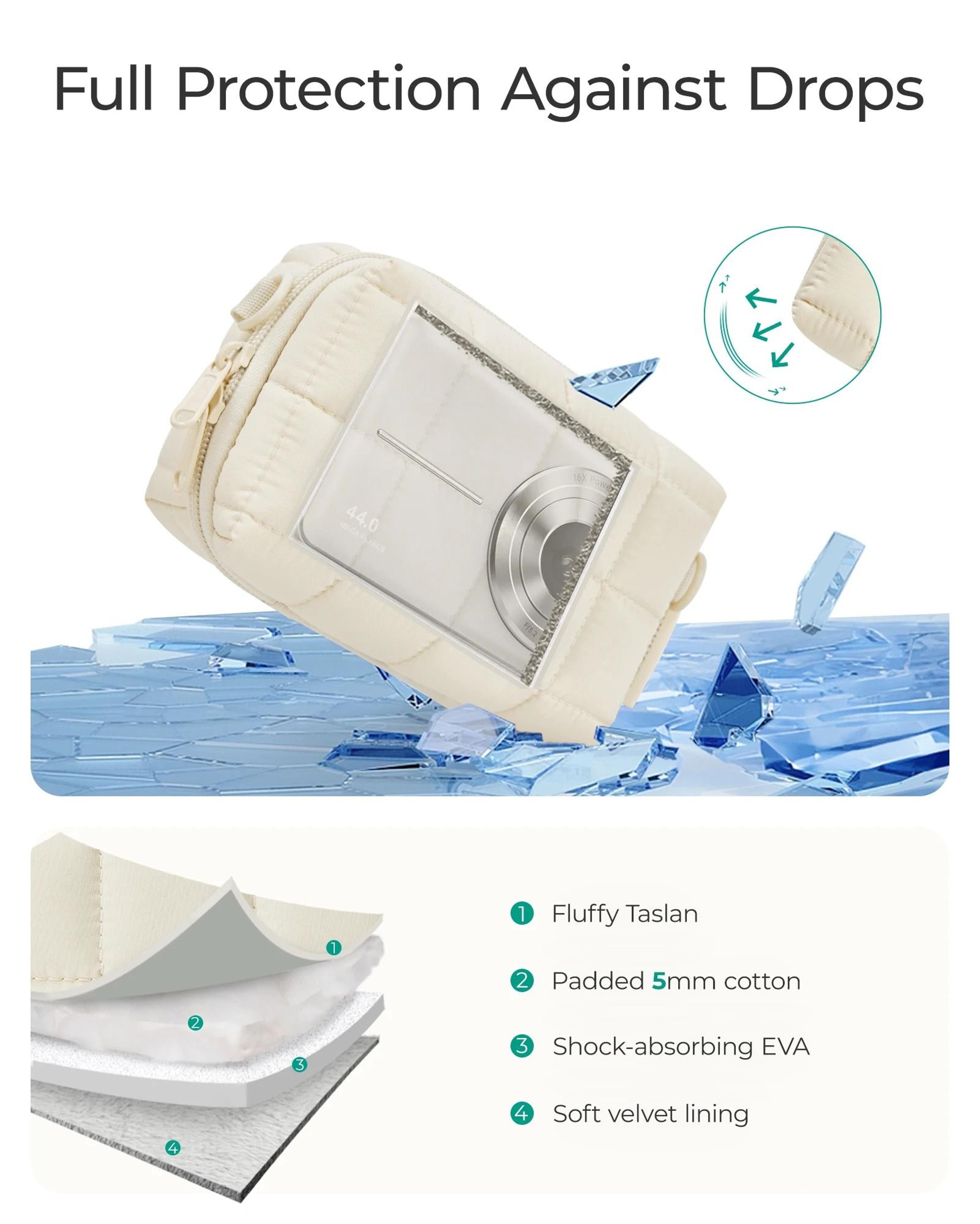 Puffy Waterproof Digital Camera Carrying Case 3