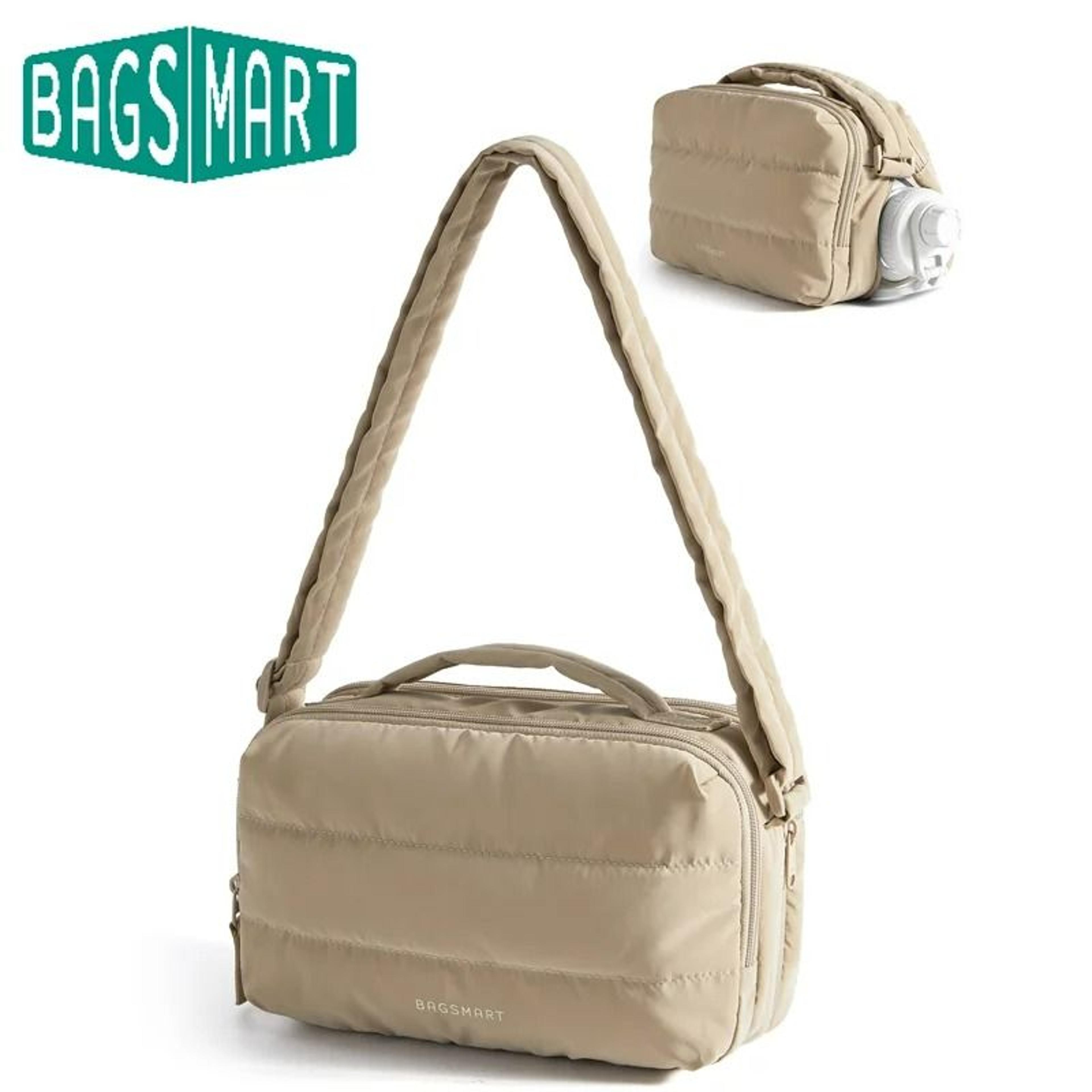 Water Resistant Crossbody Bag With Bottle Pocket 1
