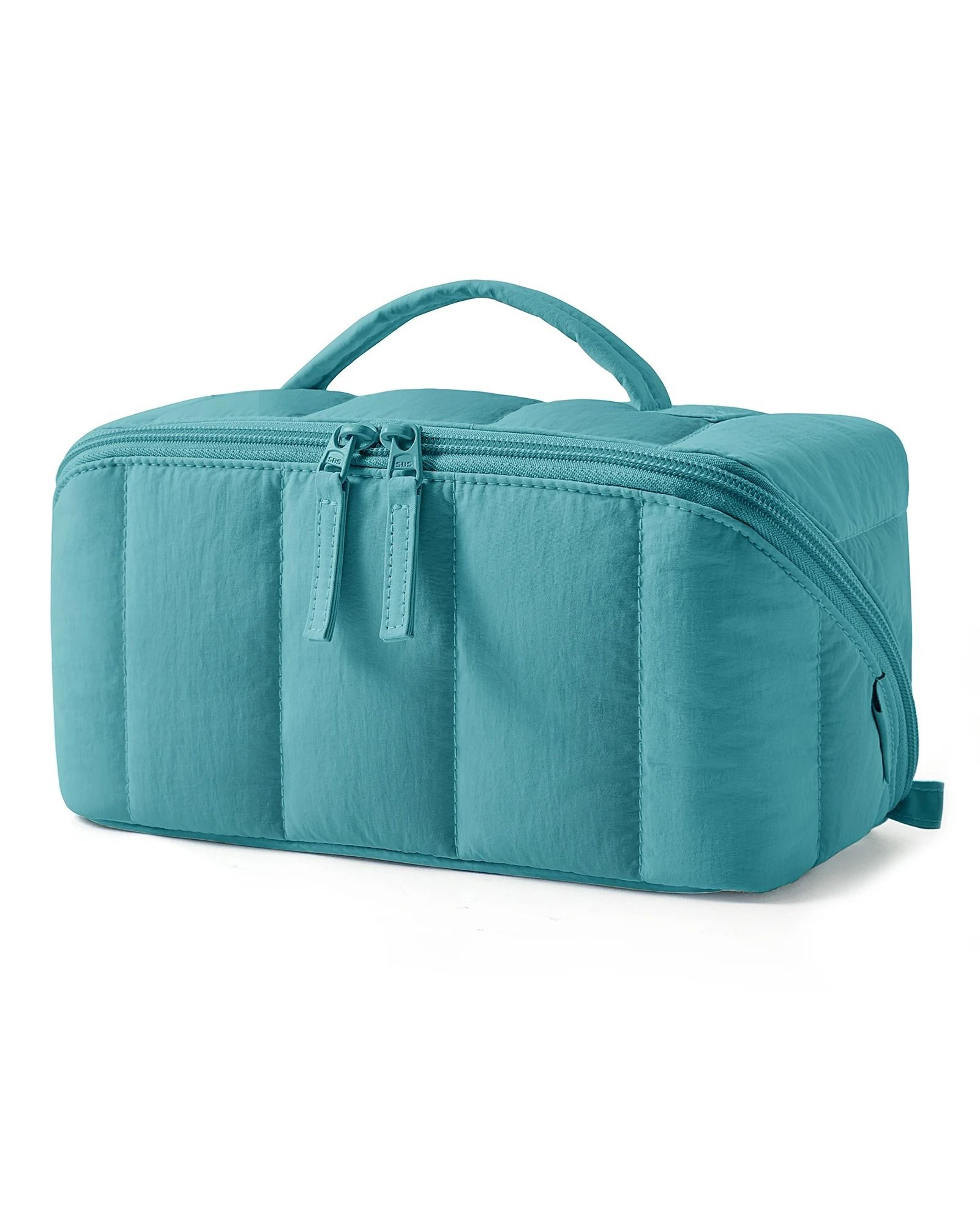 Flat Opening Puffy Cosmetic Organizer Case 12