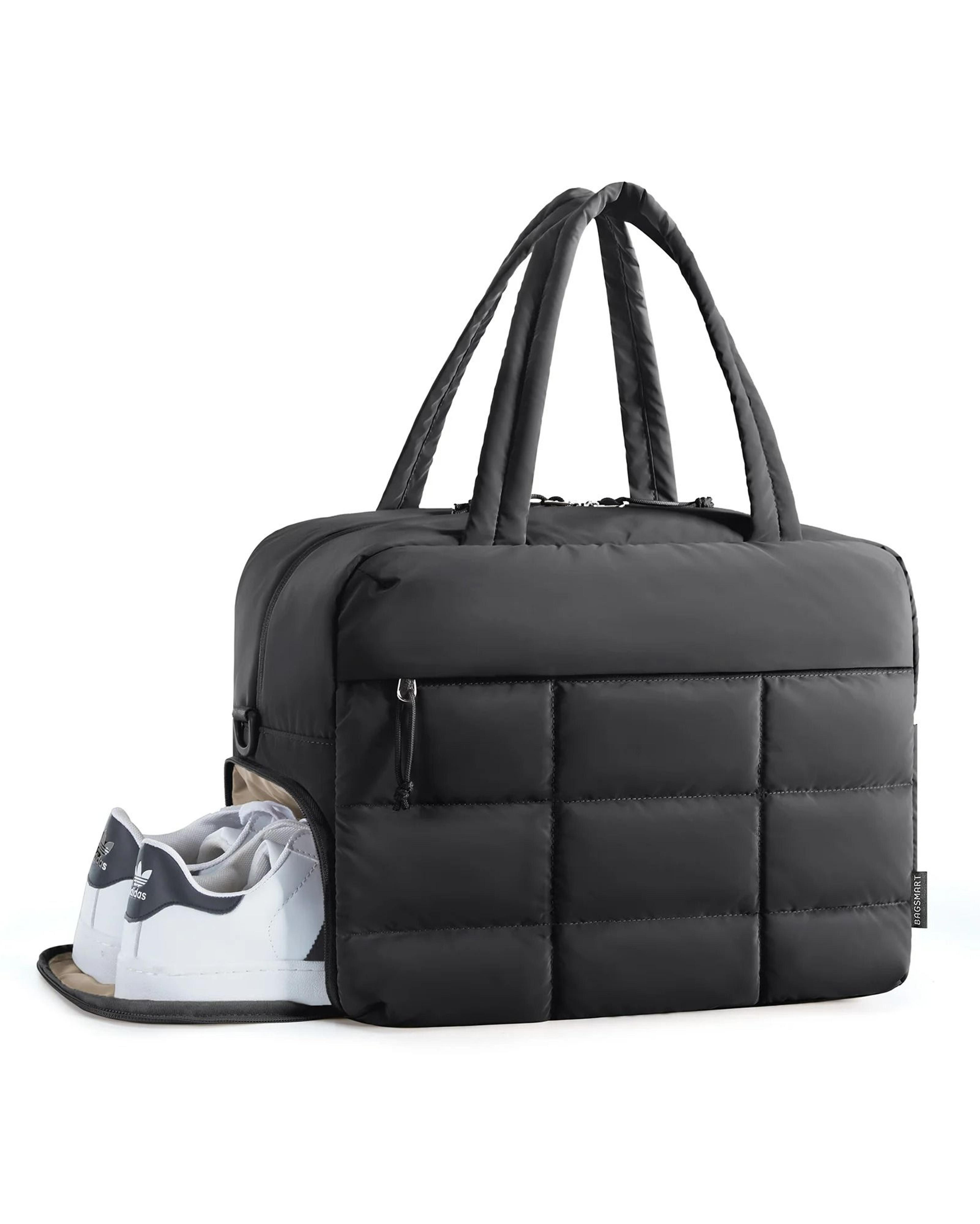BAGSMART Weekender Duffle Bag With Shoe Compartment 8