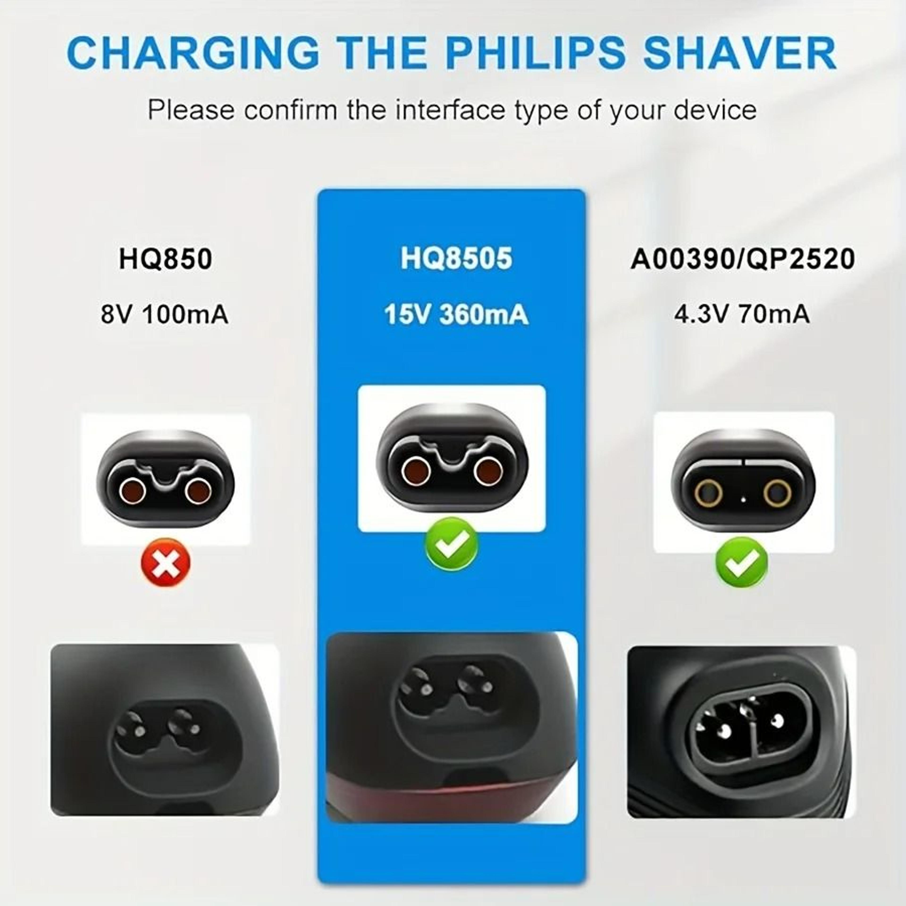 USB Replacement Shaver Charging Cable For Philips 2