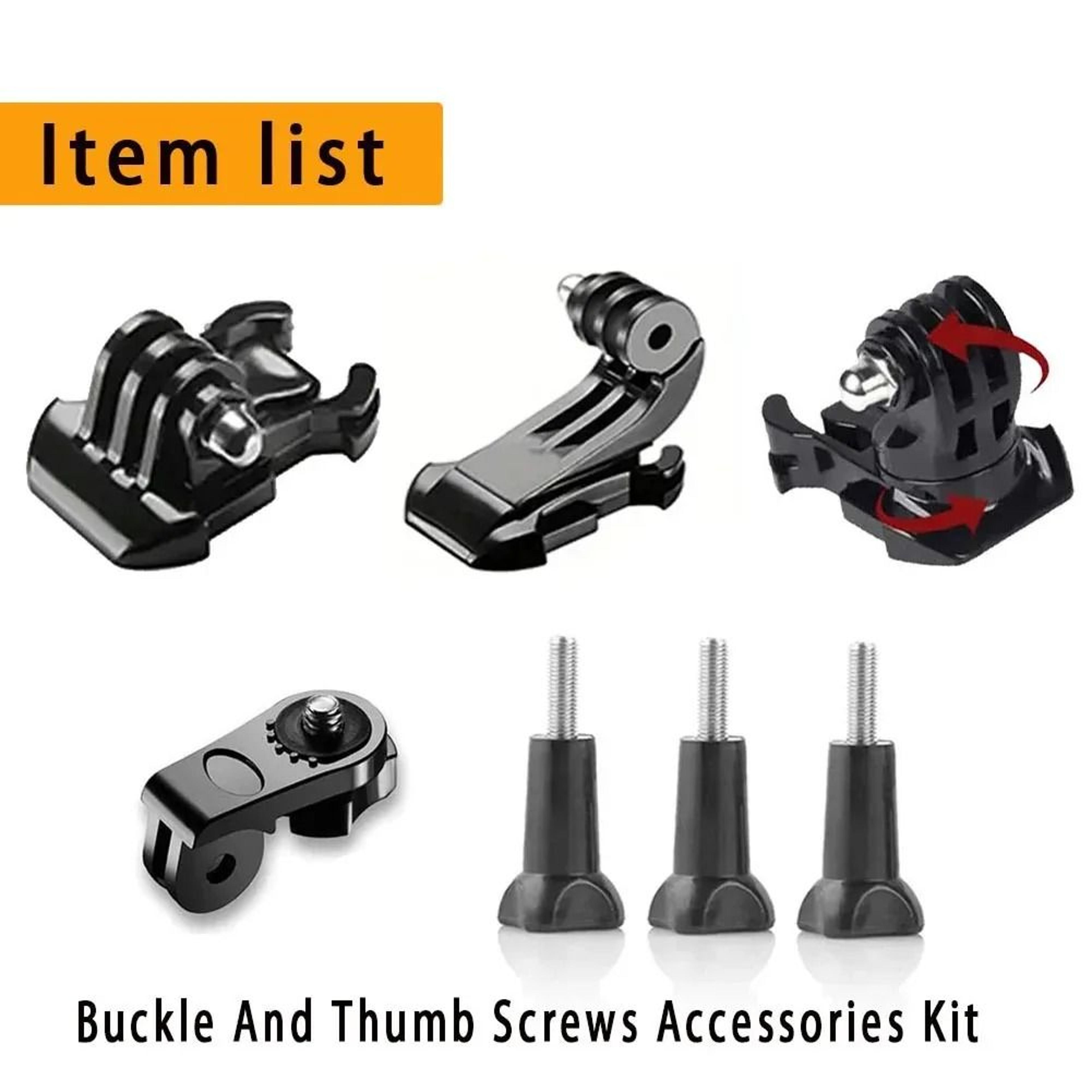 Universal Quick Release Action Camera Tripod Mount Adapter 6