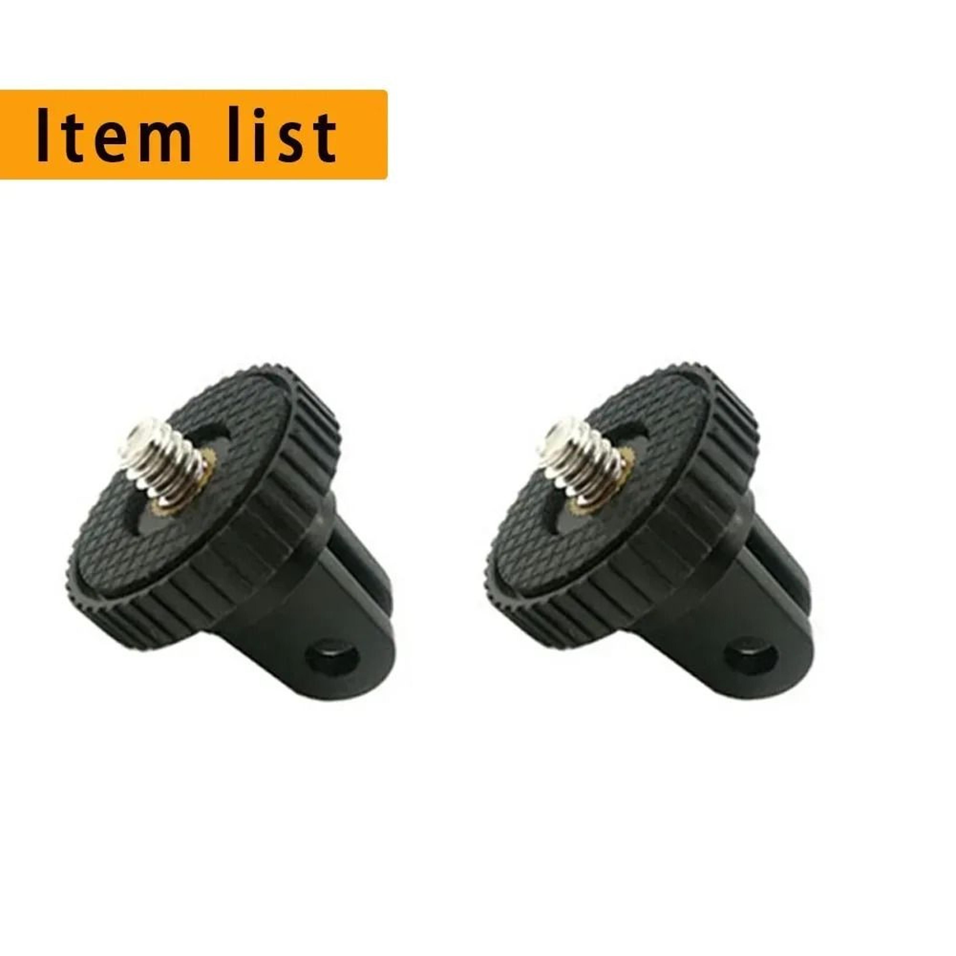 Universal Quick Release Action Camera Tripod Mount Adapter 8