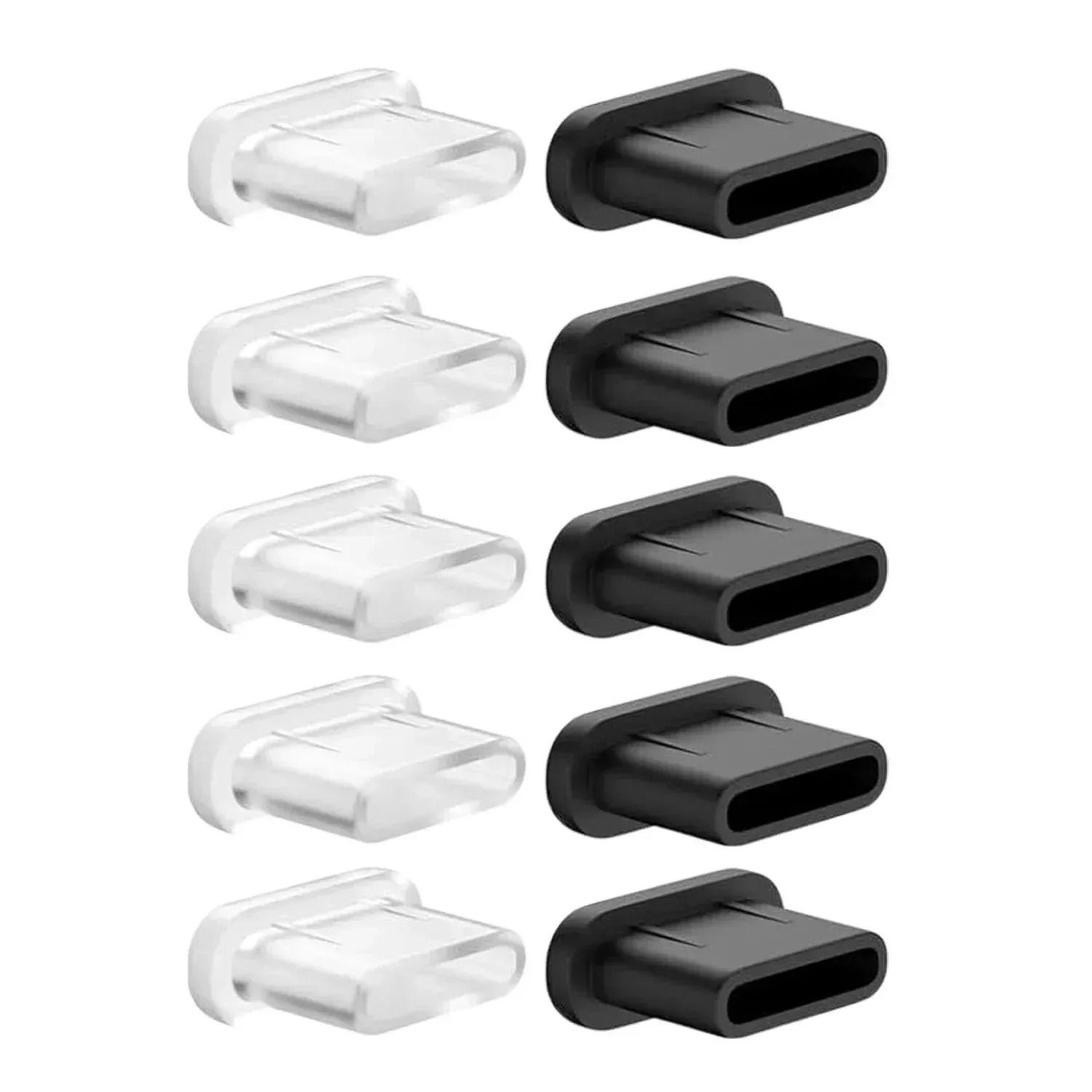 Silicone USB C Dust Plug And Cleaning Brush Set 9