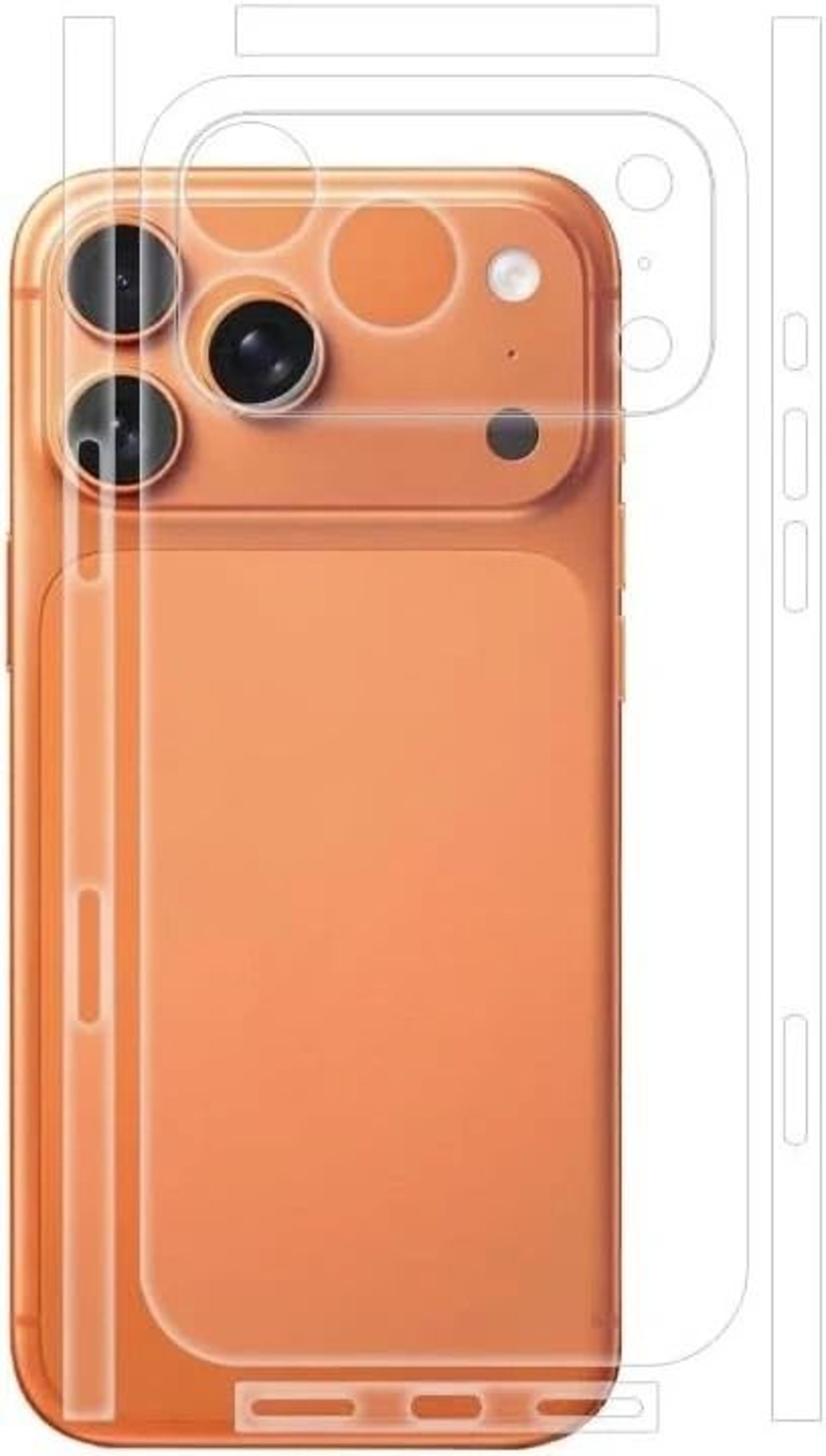 Clear Hydrogel Back Protector For IPhone 17 Series 0