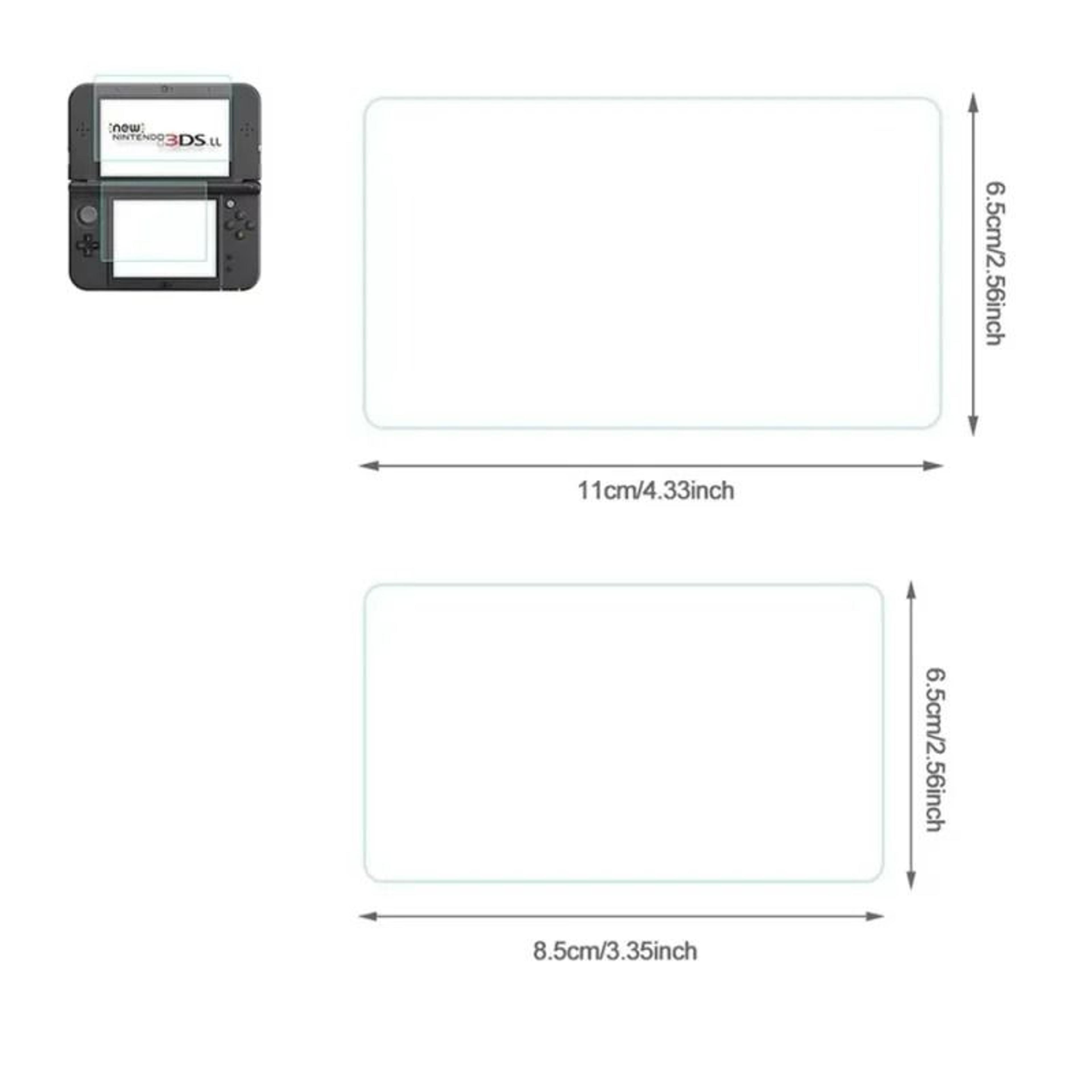 New Nintendo 3DS XL Dual Screen Protector Set 4
