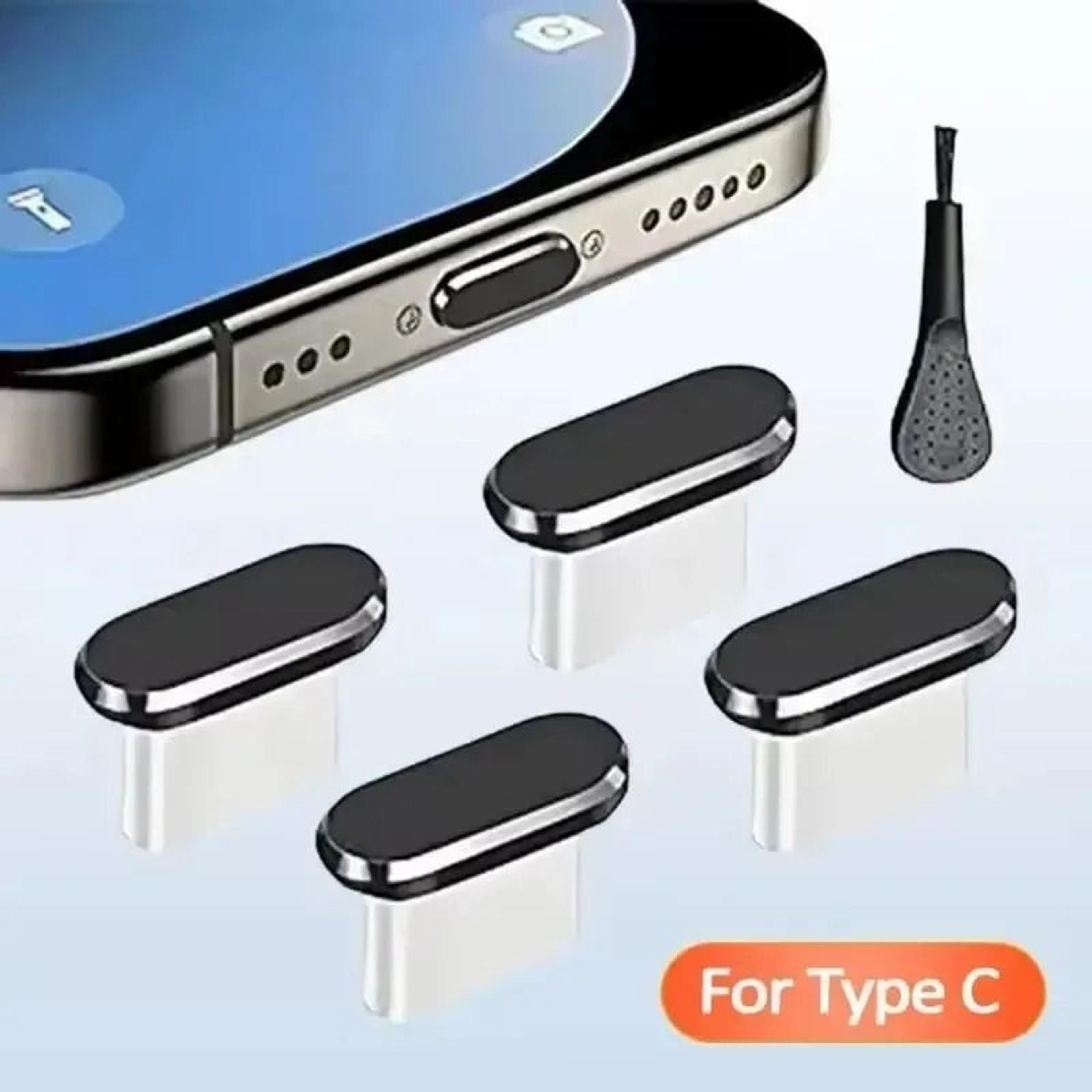 USB C Port Cleaning Brush And Dust Plug Kit 0
