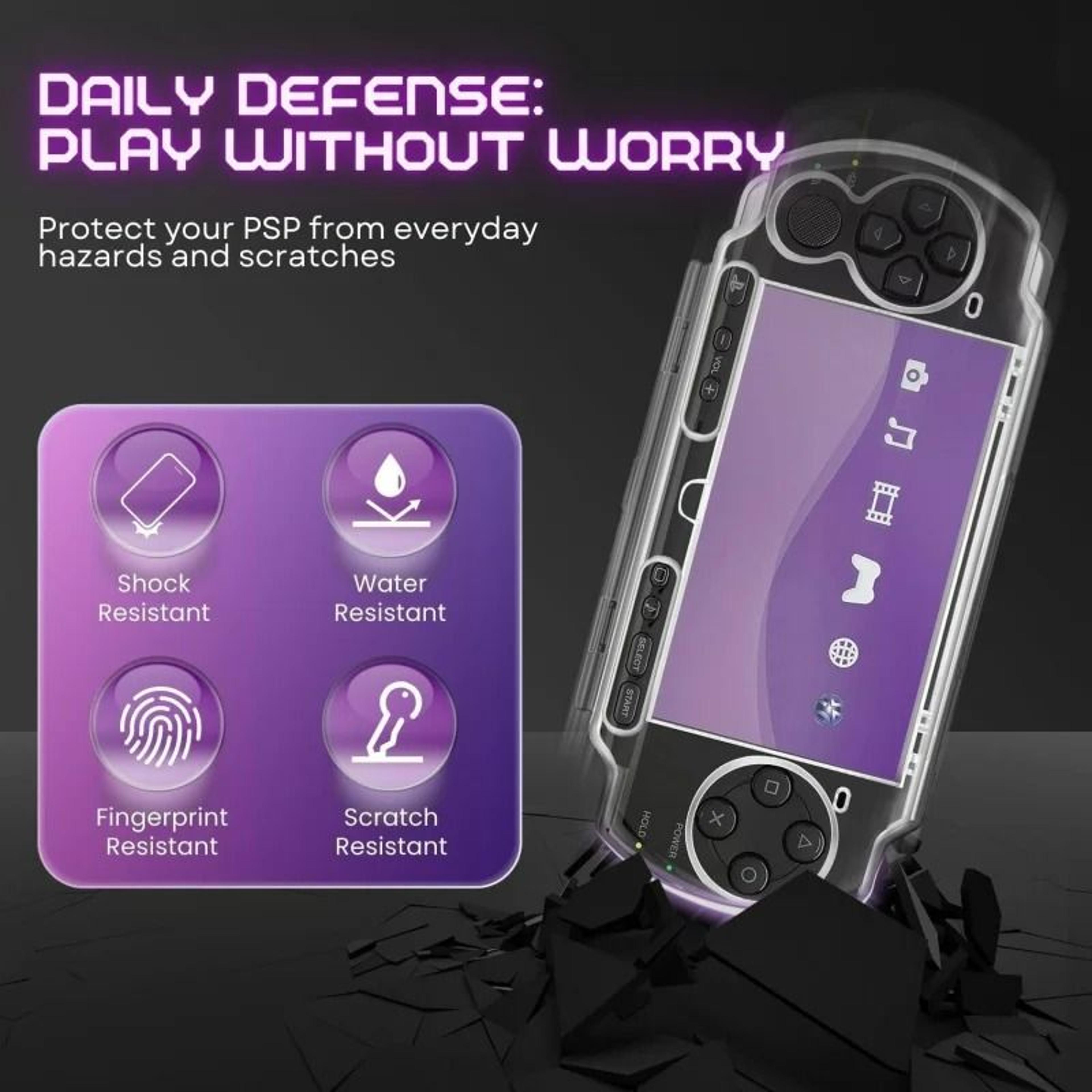 Crystal Clear Protective Shell For PSP 2000 And 3000 6
