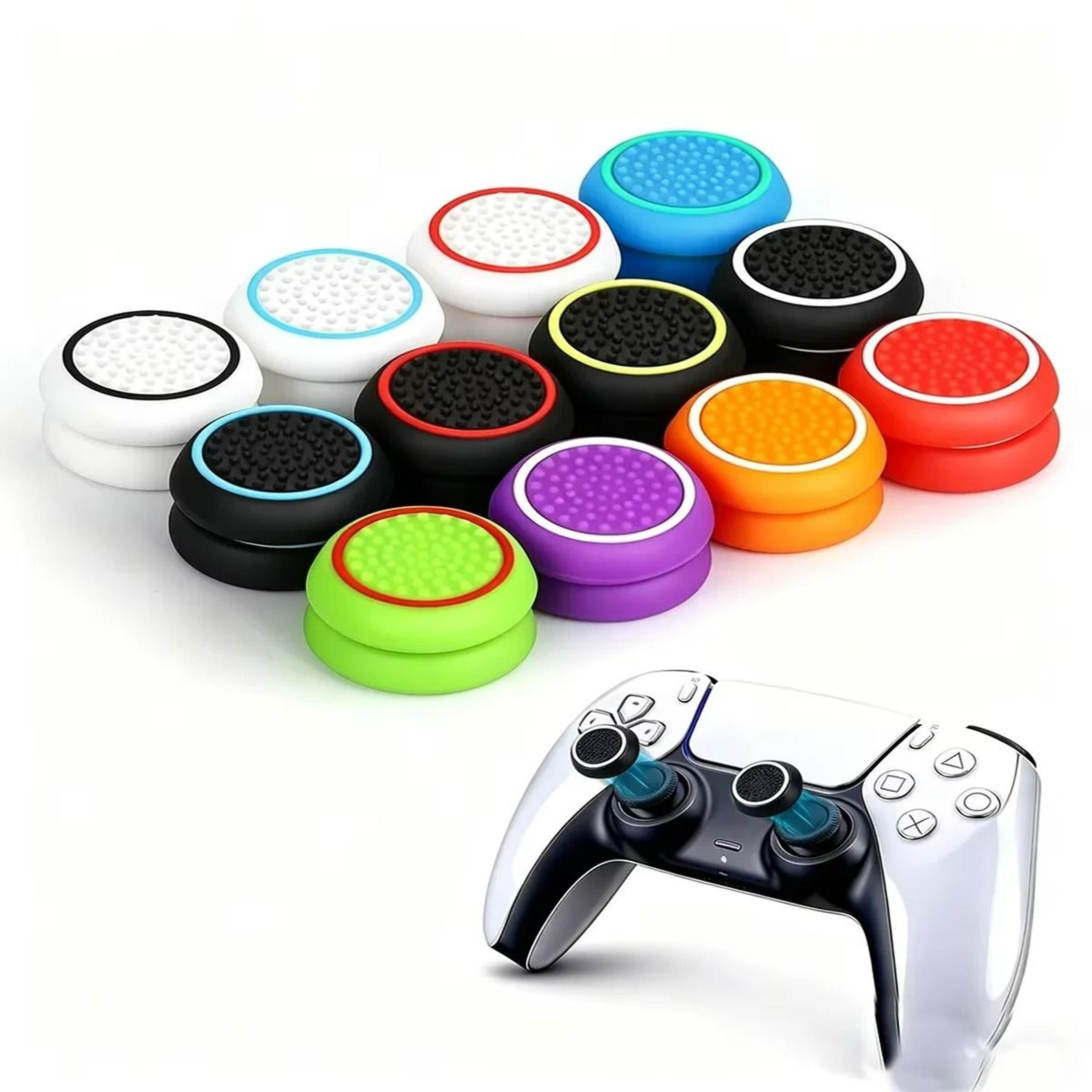 24 Piece Rainbow Controller Thumb Grip Caps 0
