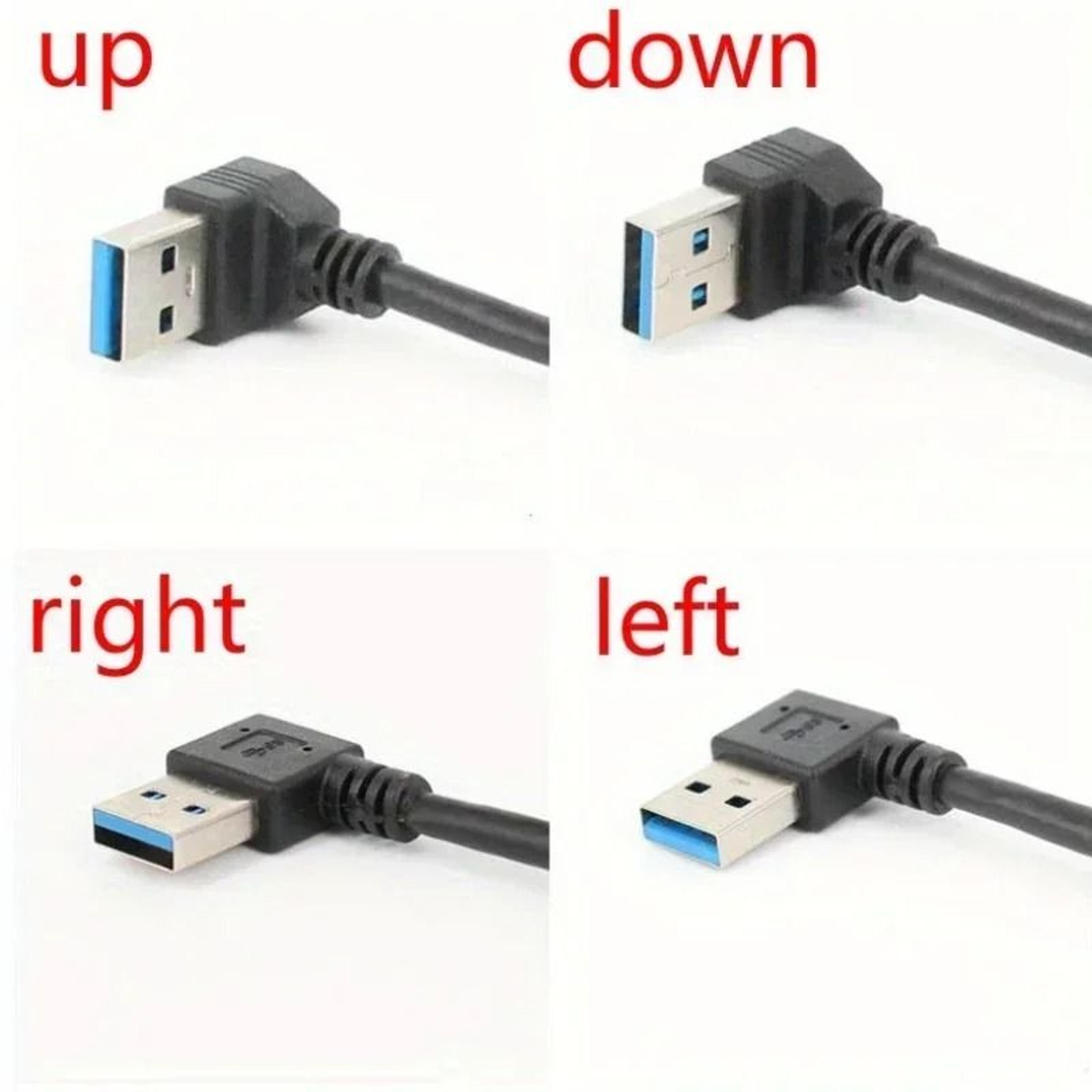 High Speed Right Angle USB 30 Extension Cable 2