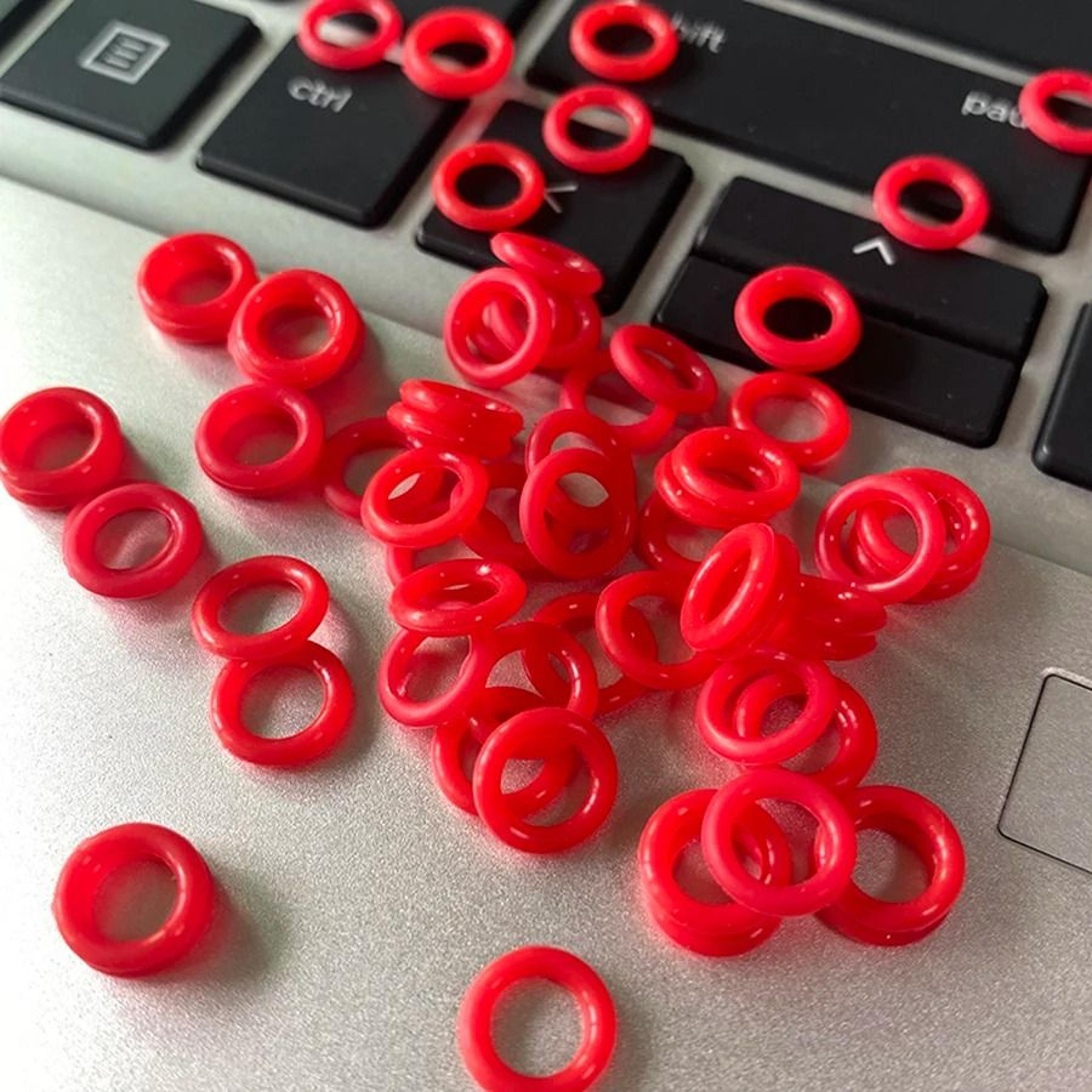 150 Piece Mechanical Keyboard O Ring Dampener Set 9