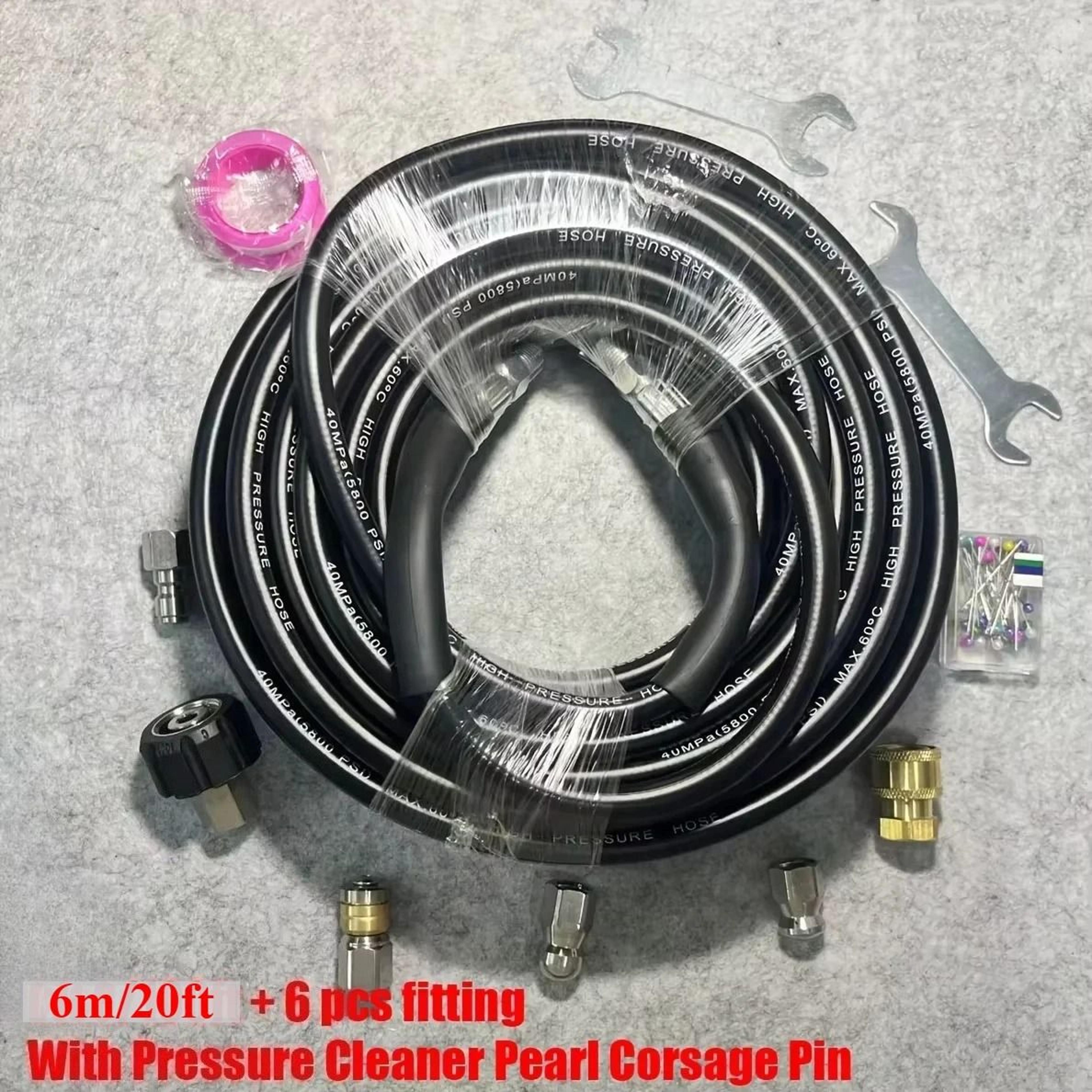 FlowJet 1600 PSI Pressure Washer Drain Cleaning Kit 6
