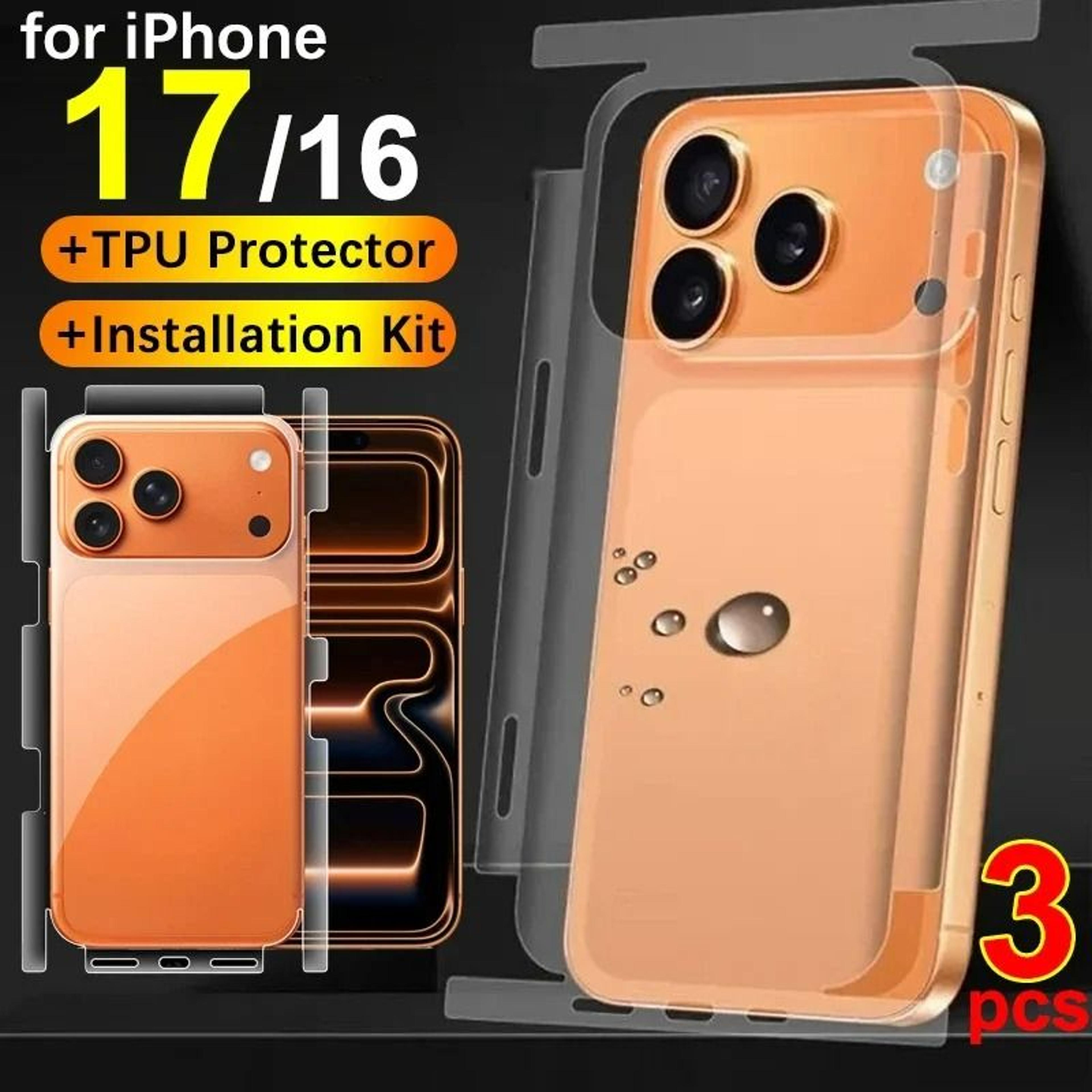 WrapShield IPhone 17 Rear Hydrogel Film 6