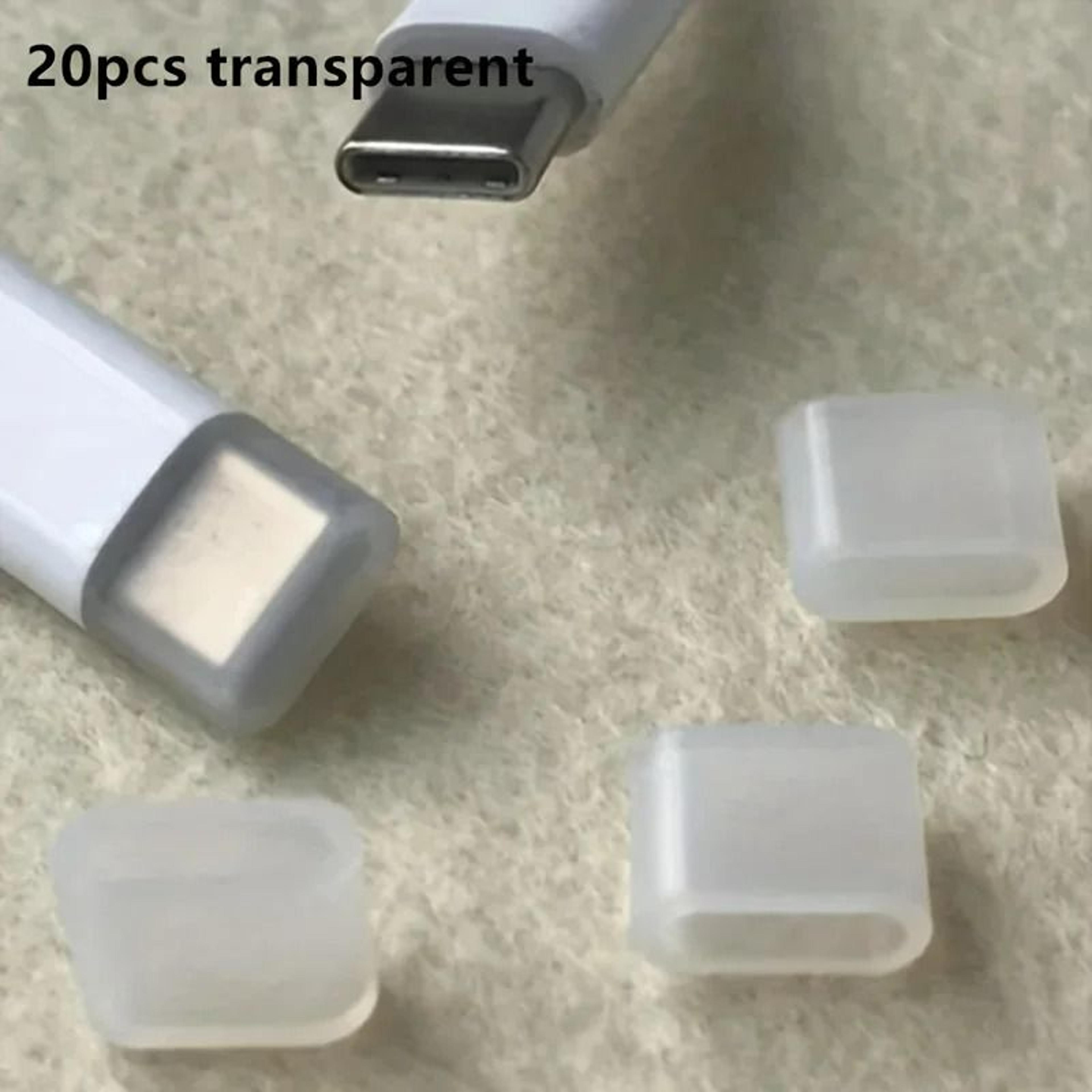 20 Piece Silicone USB C Dust Plugs 6