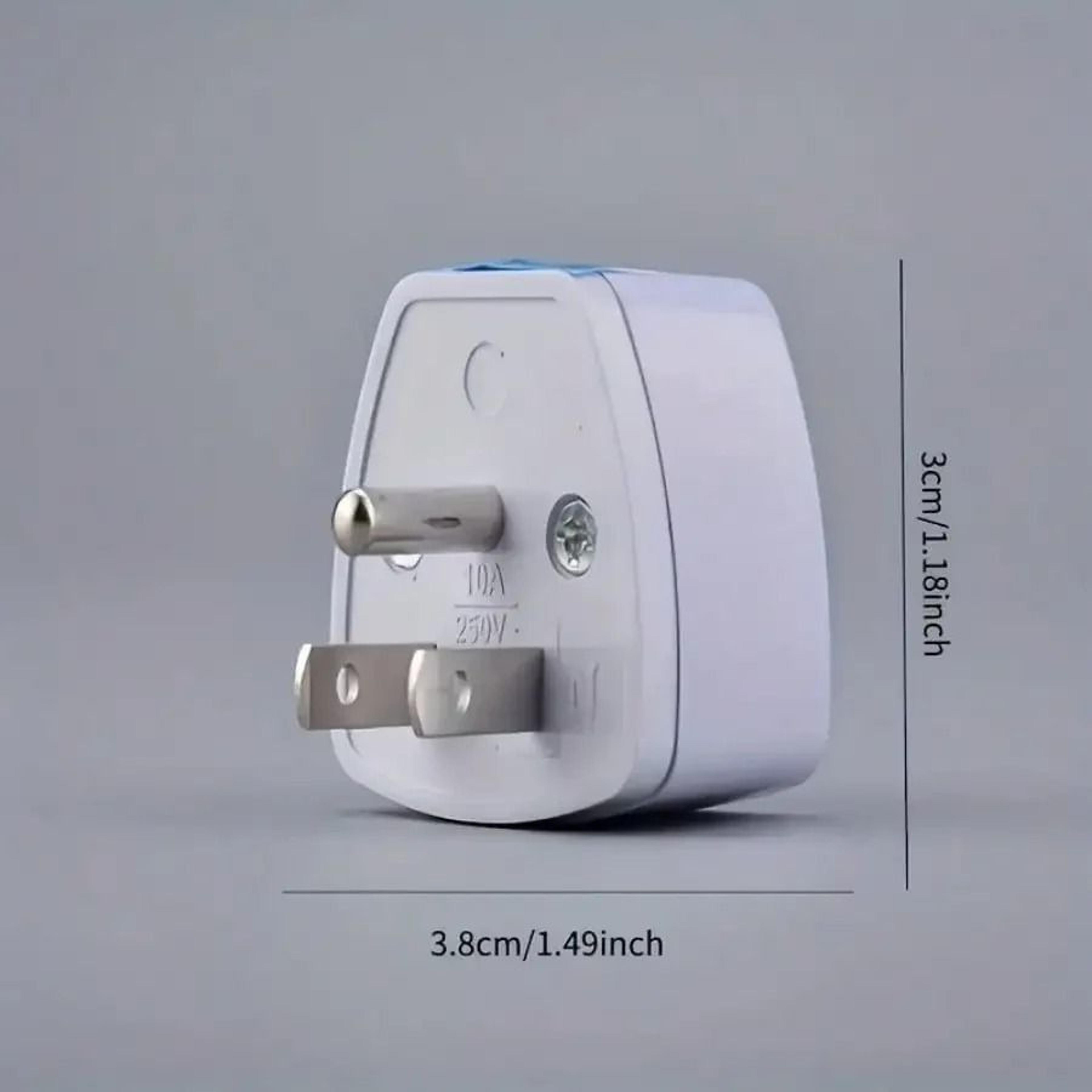 Universal 3 Pin US Travel Plug Adapter 4
