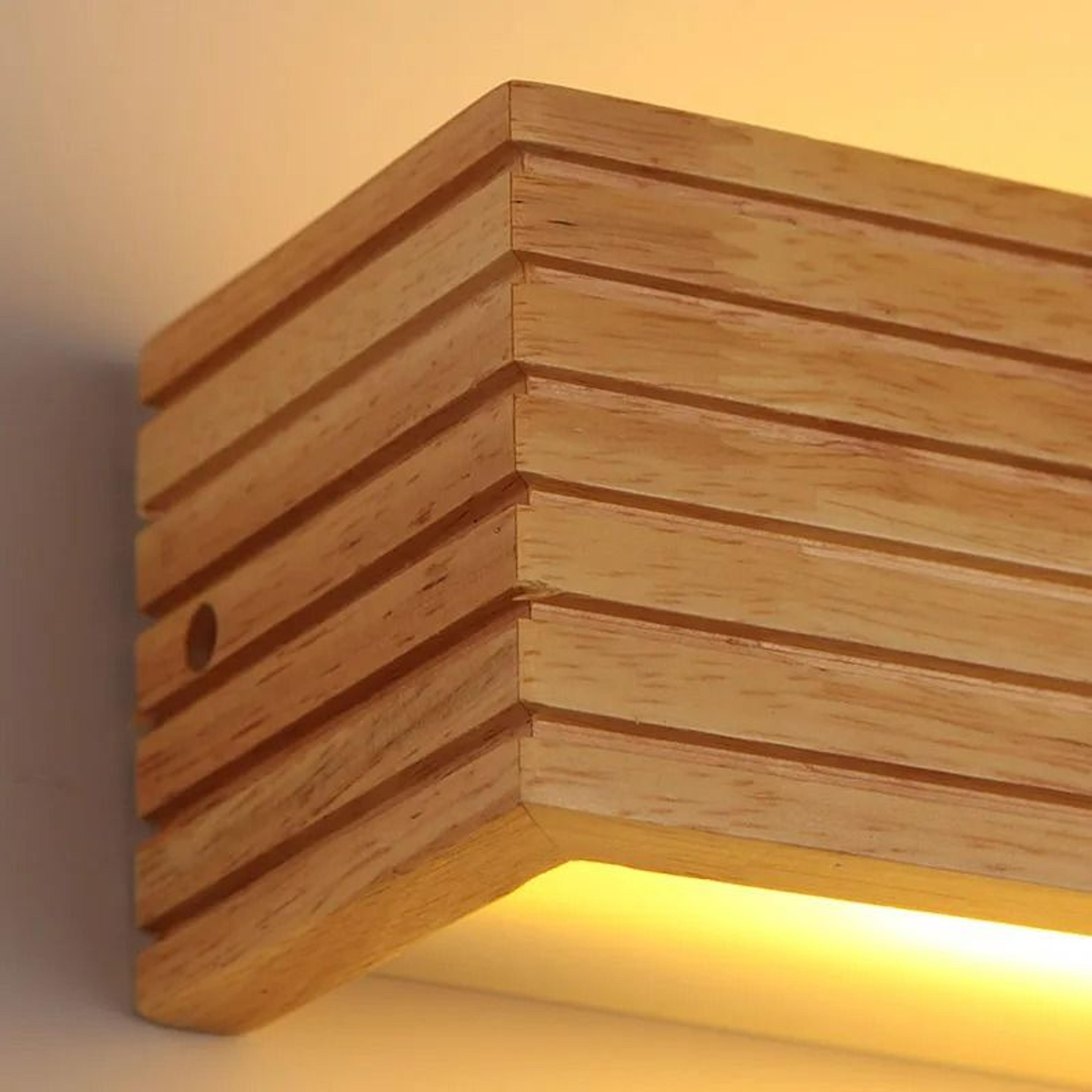Linear Wood LED Vanity Wall Light 5