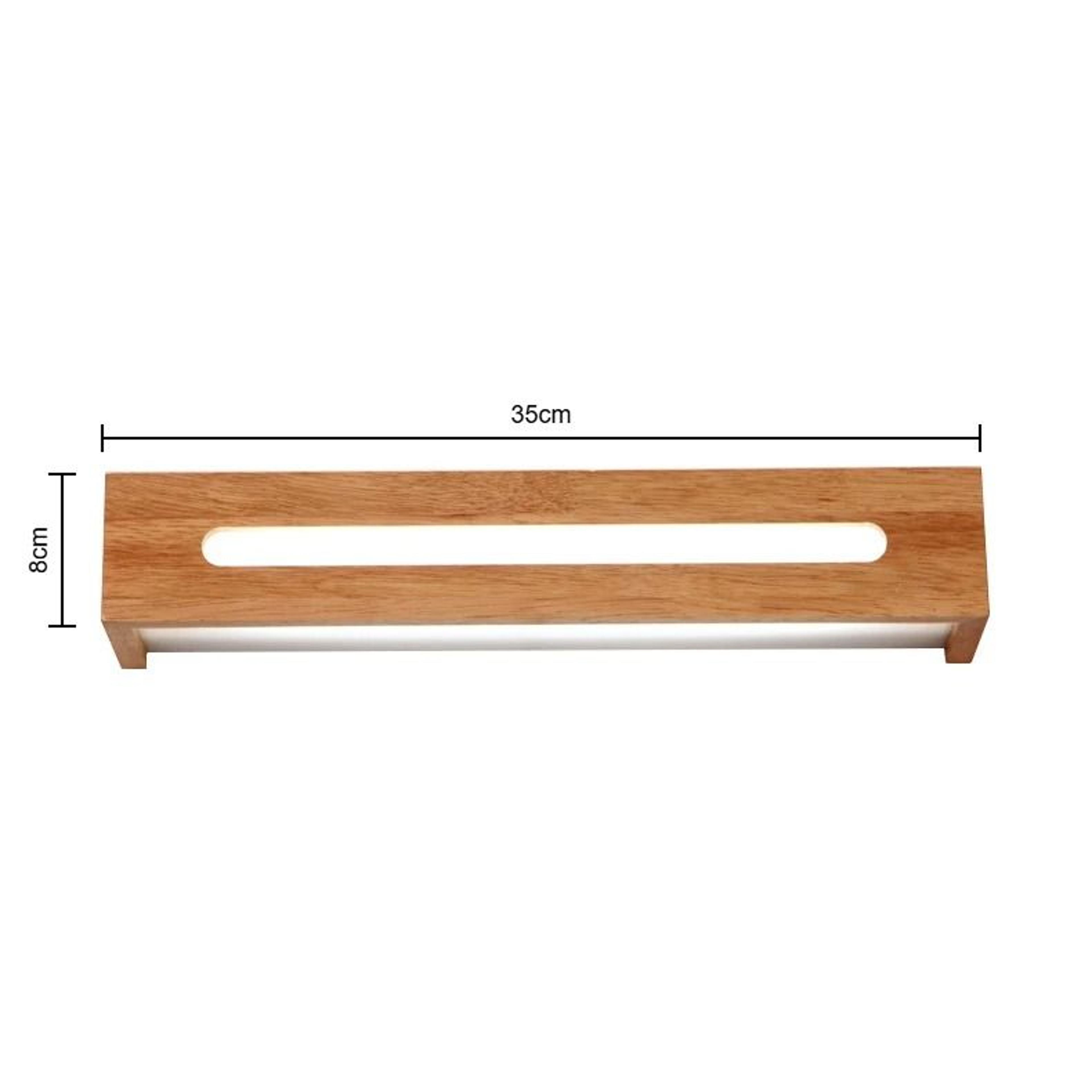 Linear Wood LED Vanity Wall Light 9