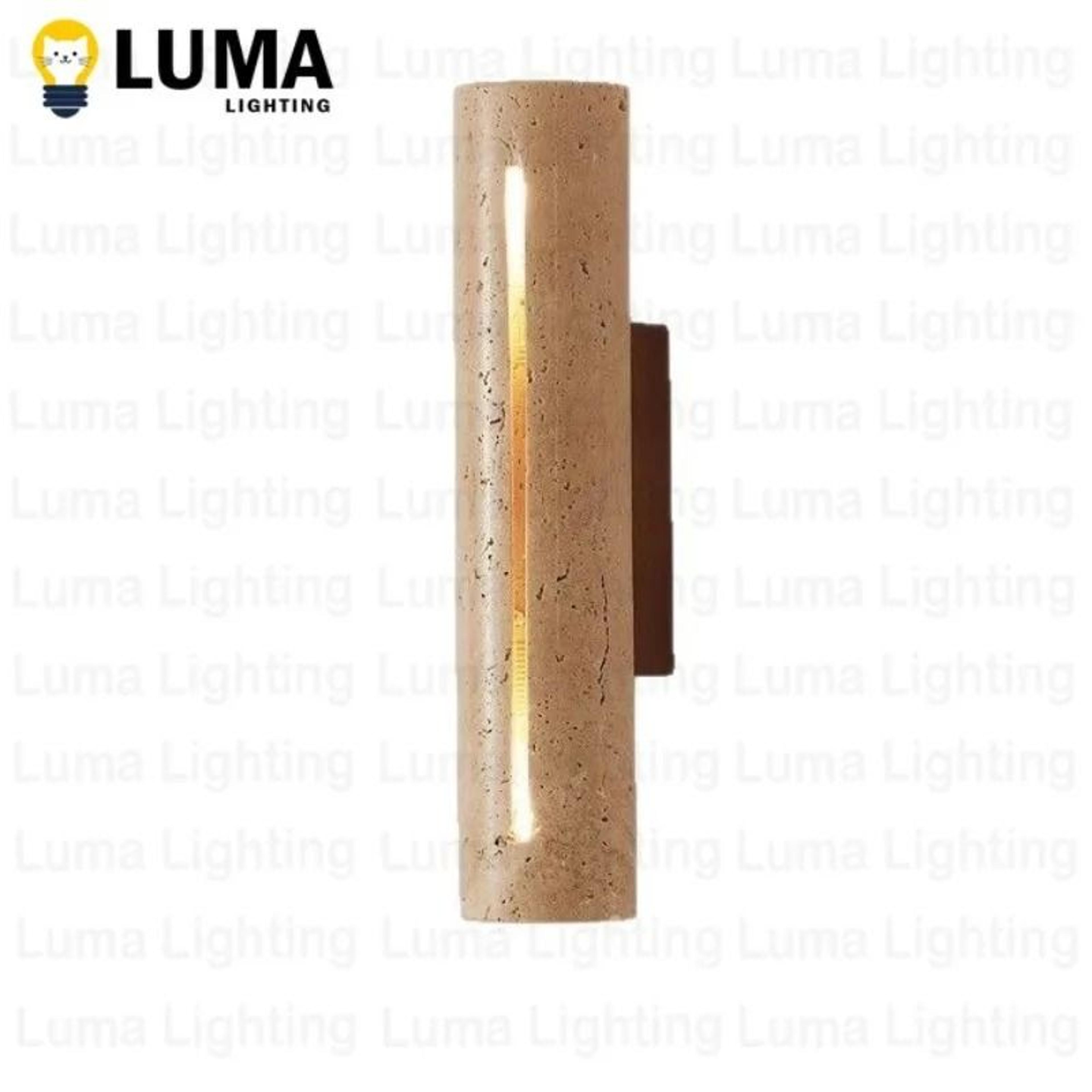 Wabi Sabi Travertine LED Sconce 3