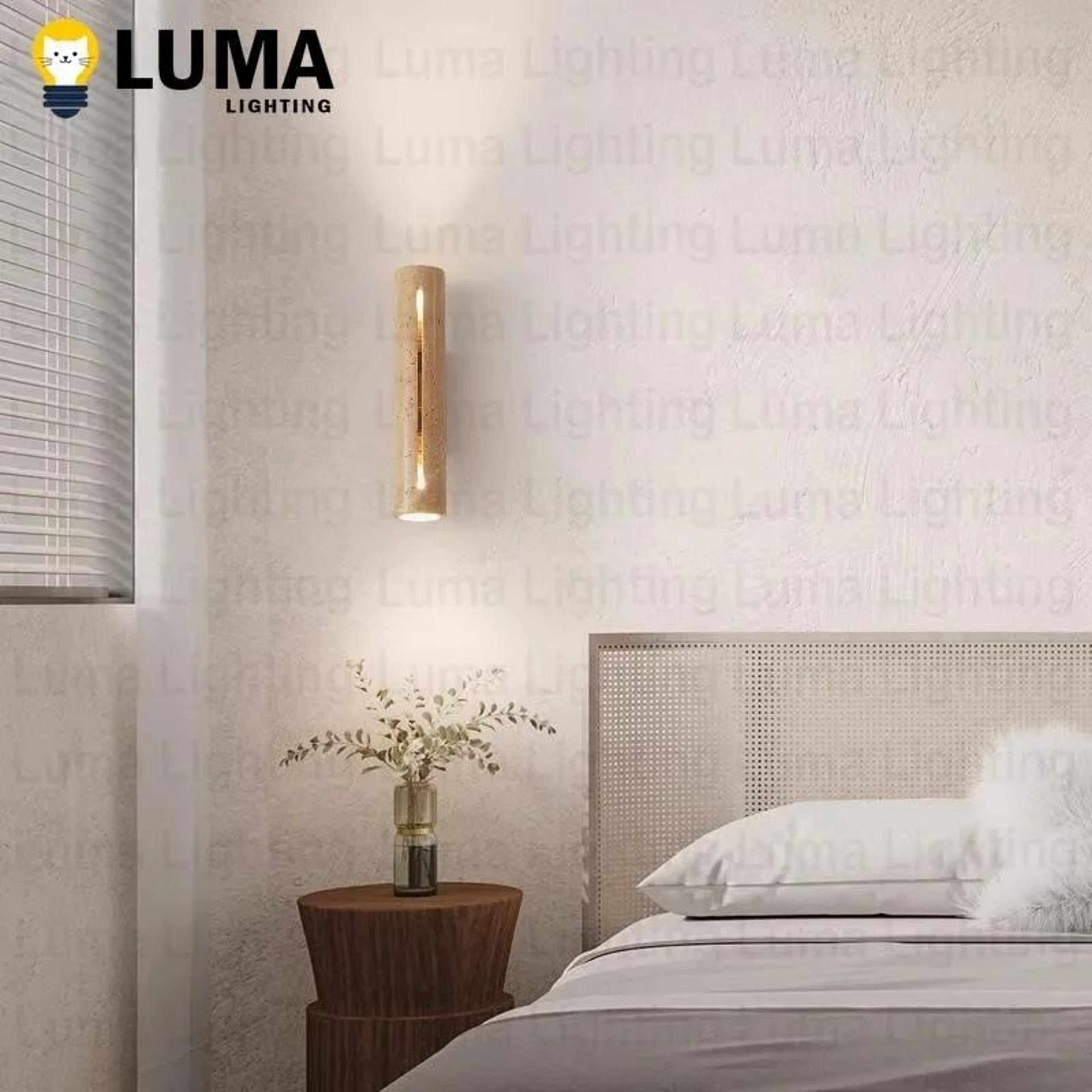 Wabi Sabi Travertine LED Sconce 1
