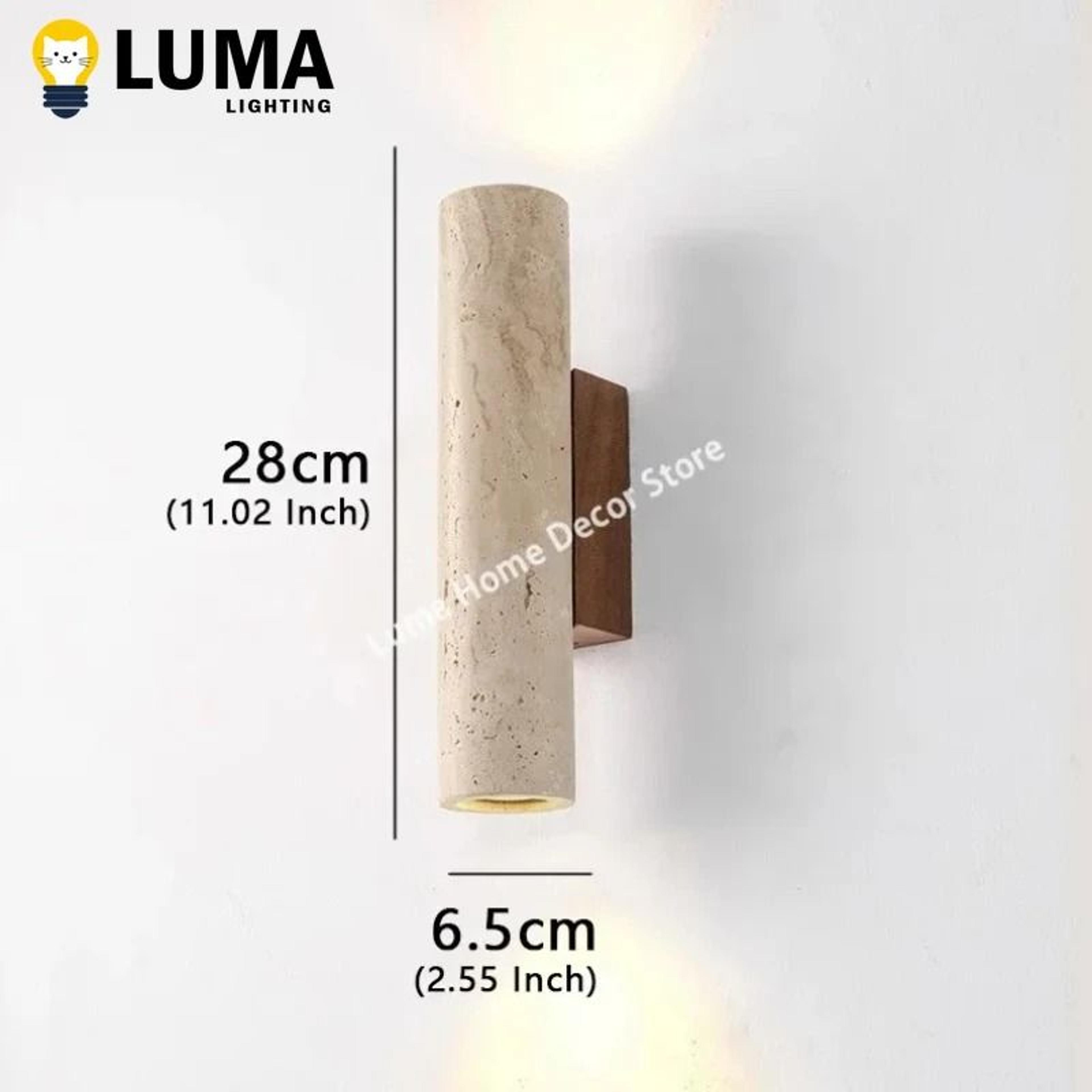 Wabi Sabi Travertine LED Sconce 6
