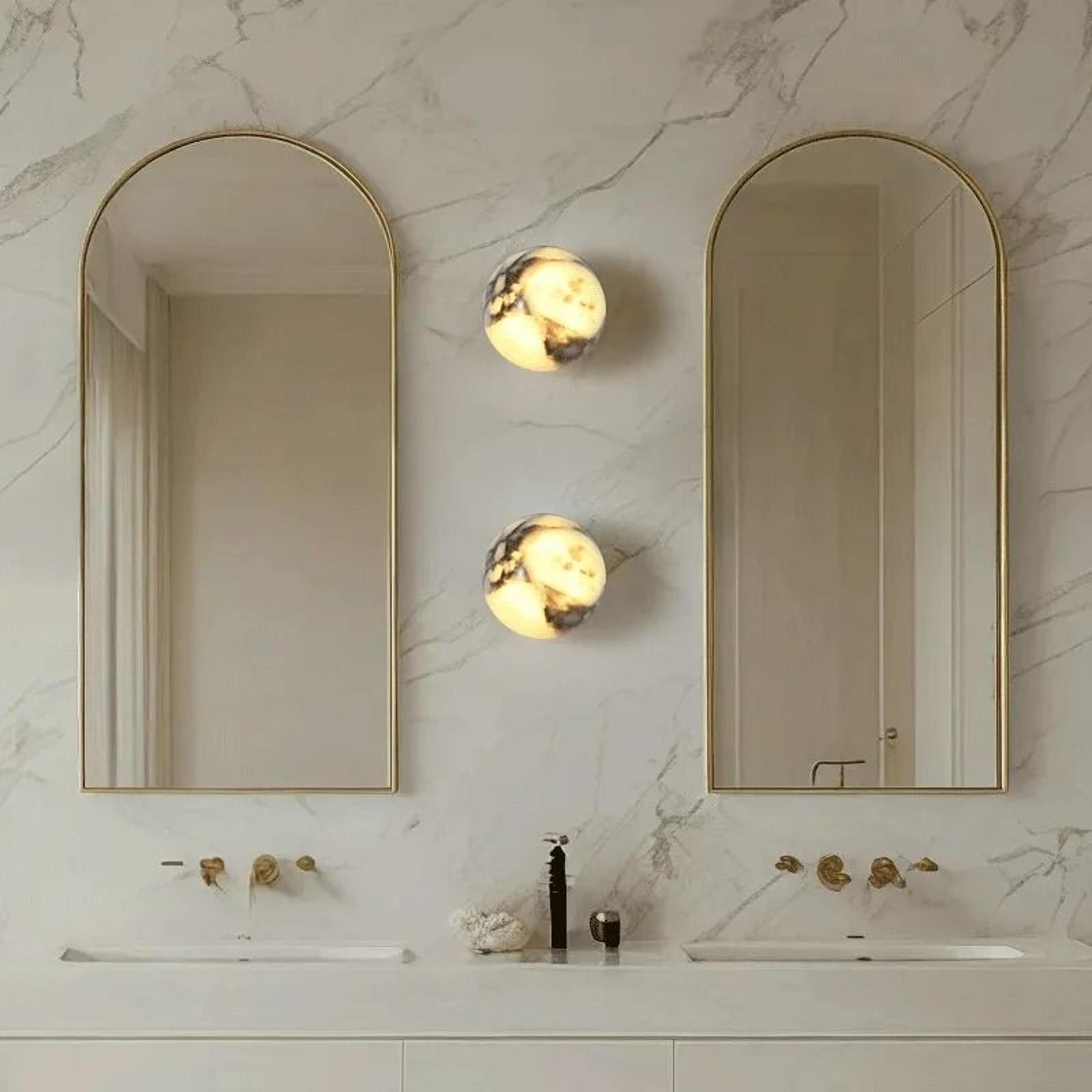 Marble Orb LED Wall Sconce 3