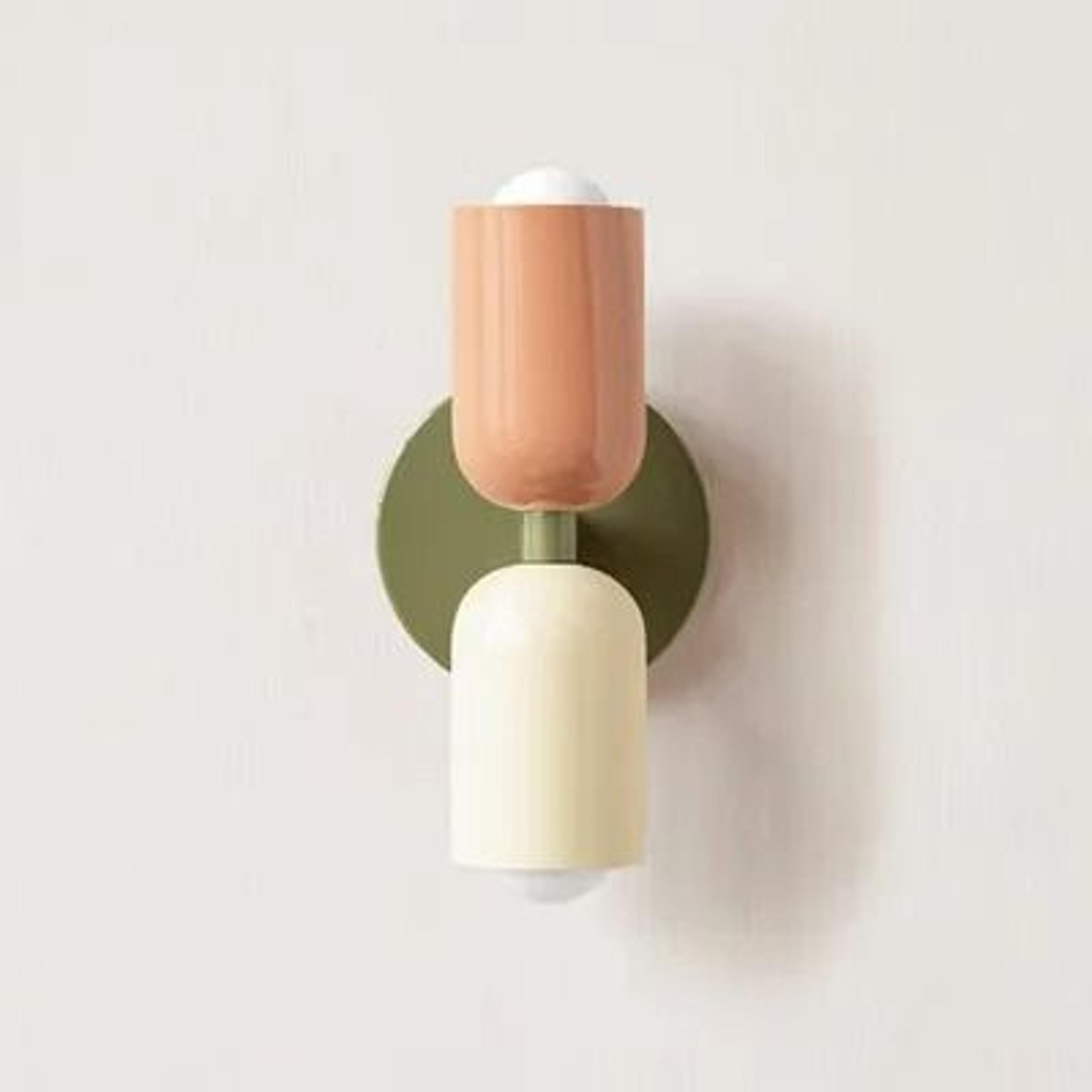 Cream Twin Glow Wall Lamp 20