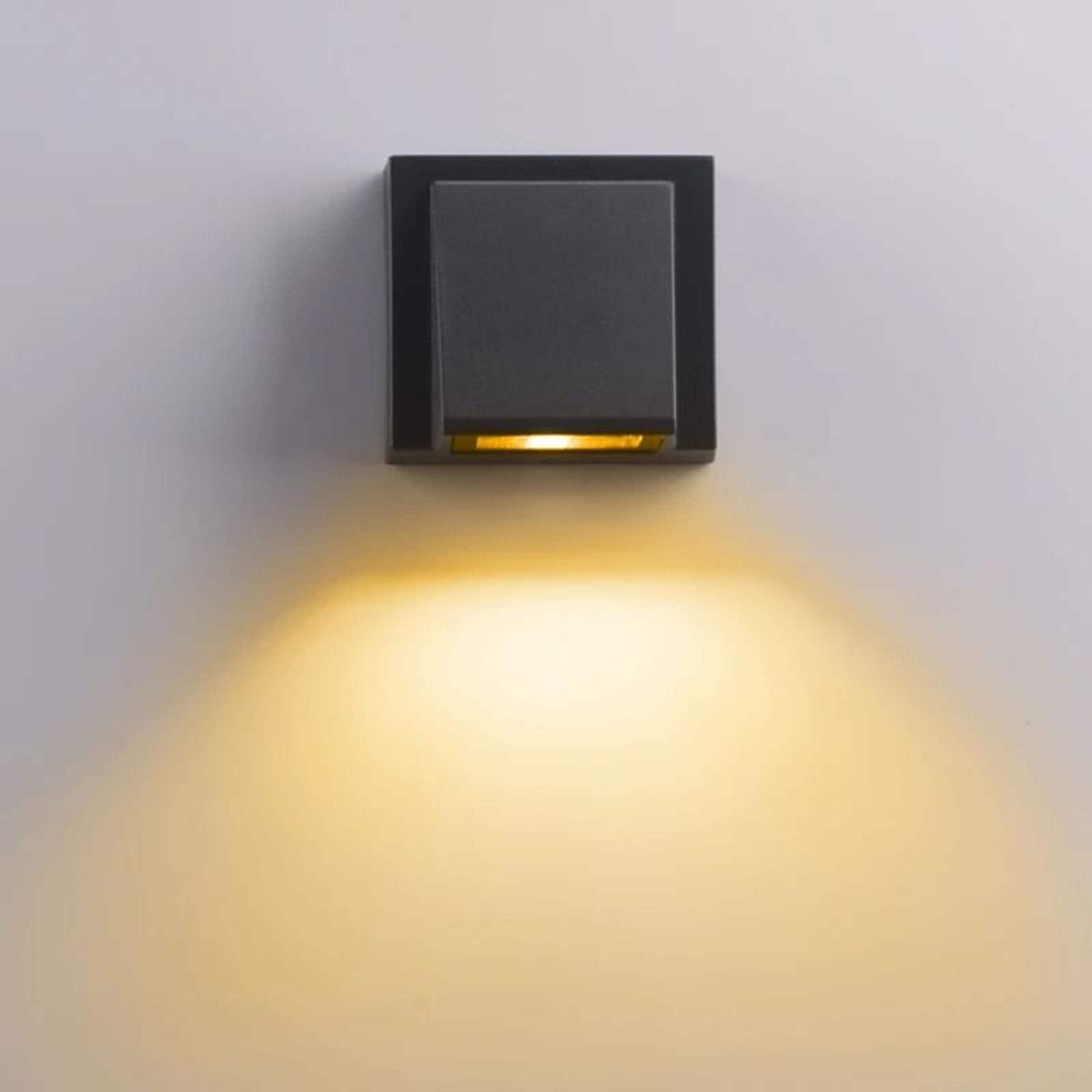 modern glow led wall sconce