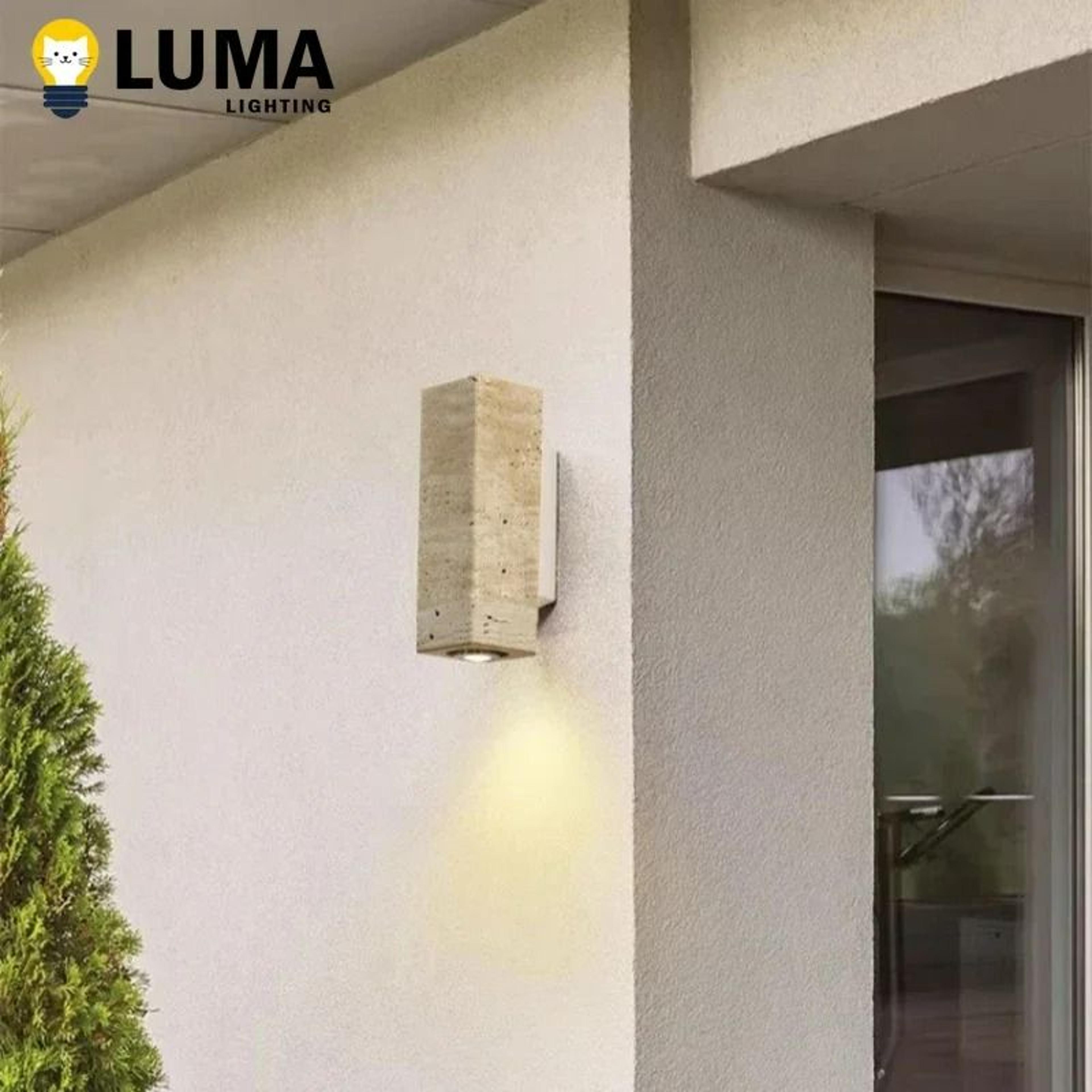 Serein Travertine Up Down Sconce 3