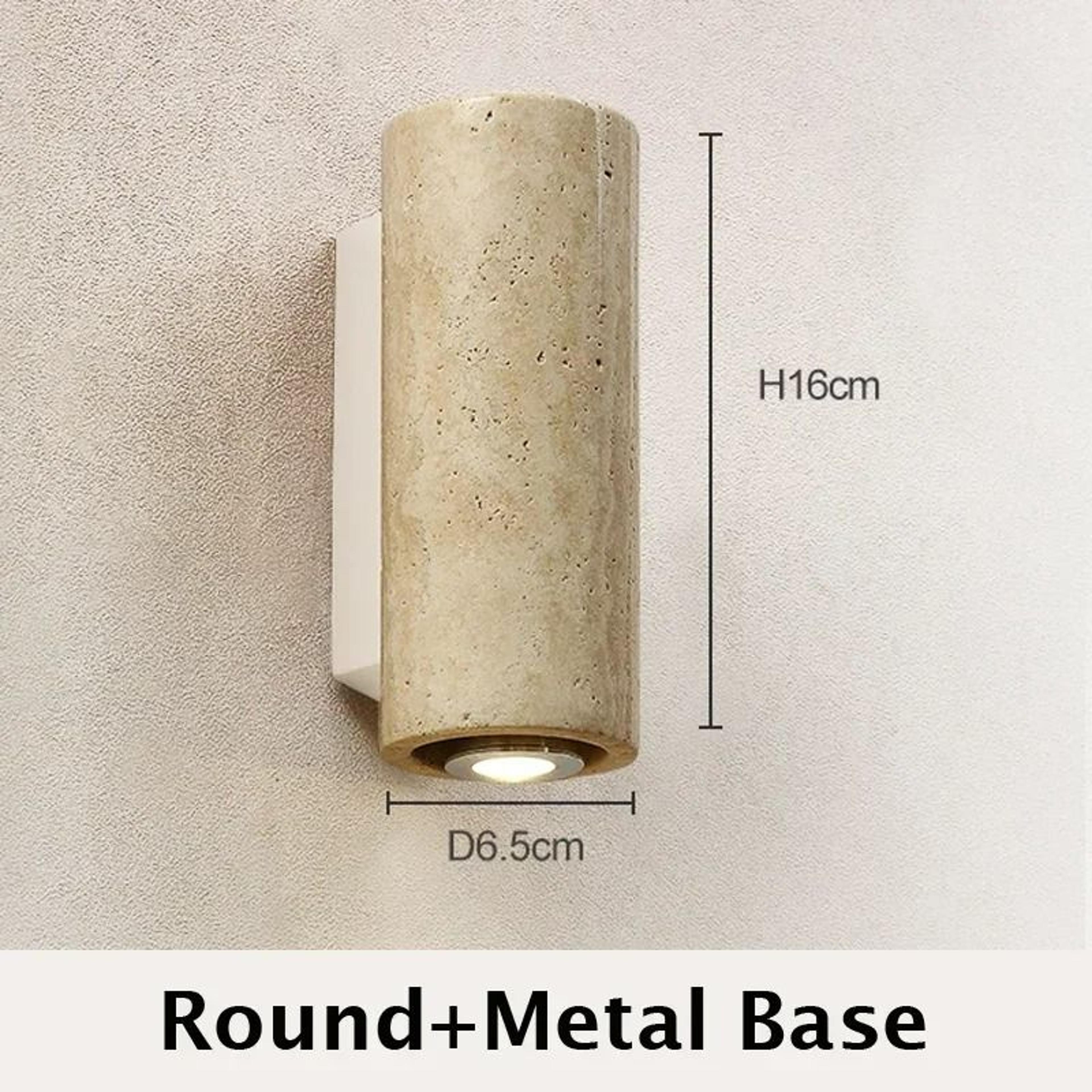 Serein Travertine Up Down Sconce 10